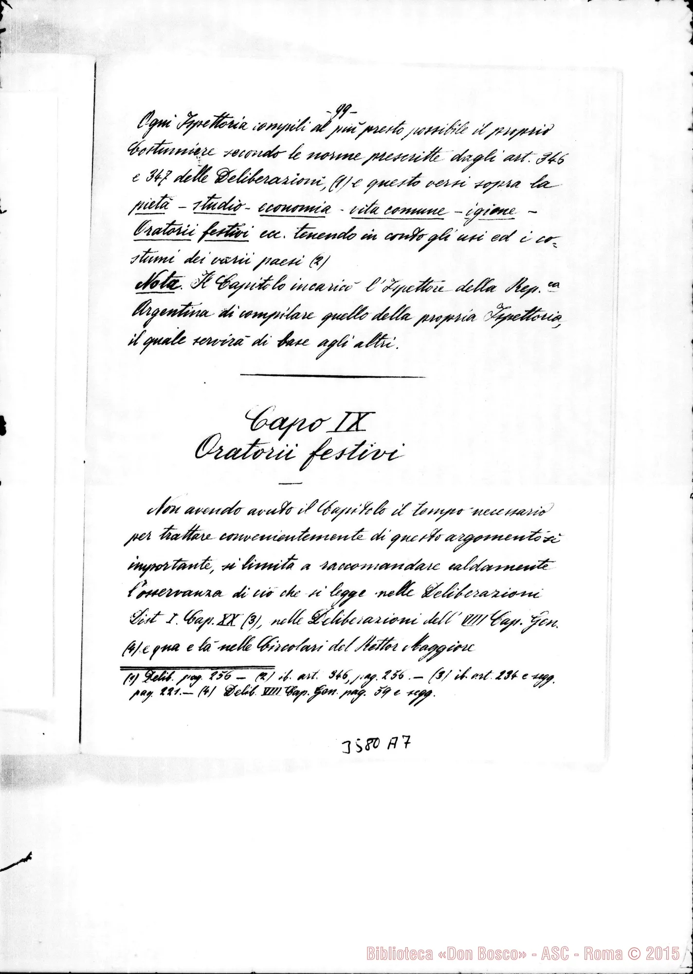 Fotogramma A 7 — Atti del Primo Capitolo Generale Americano. Almagro, 1902