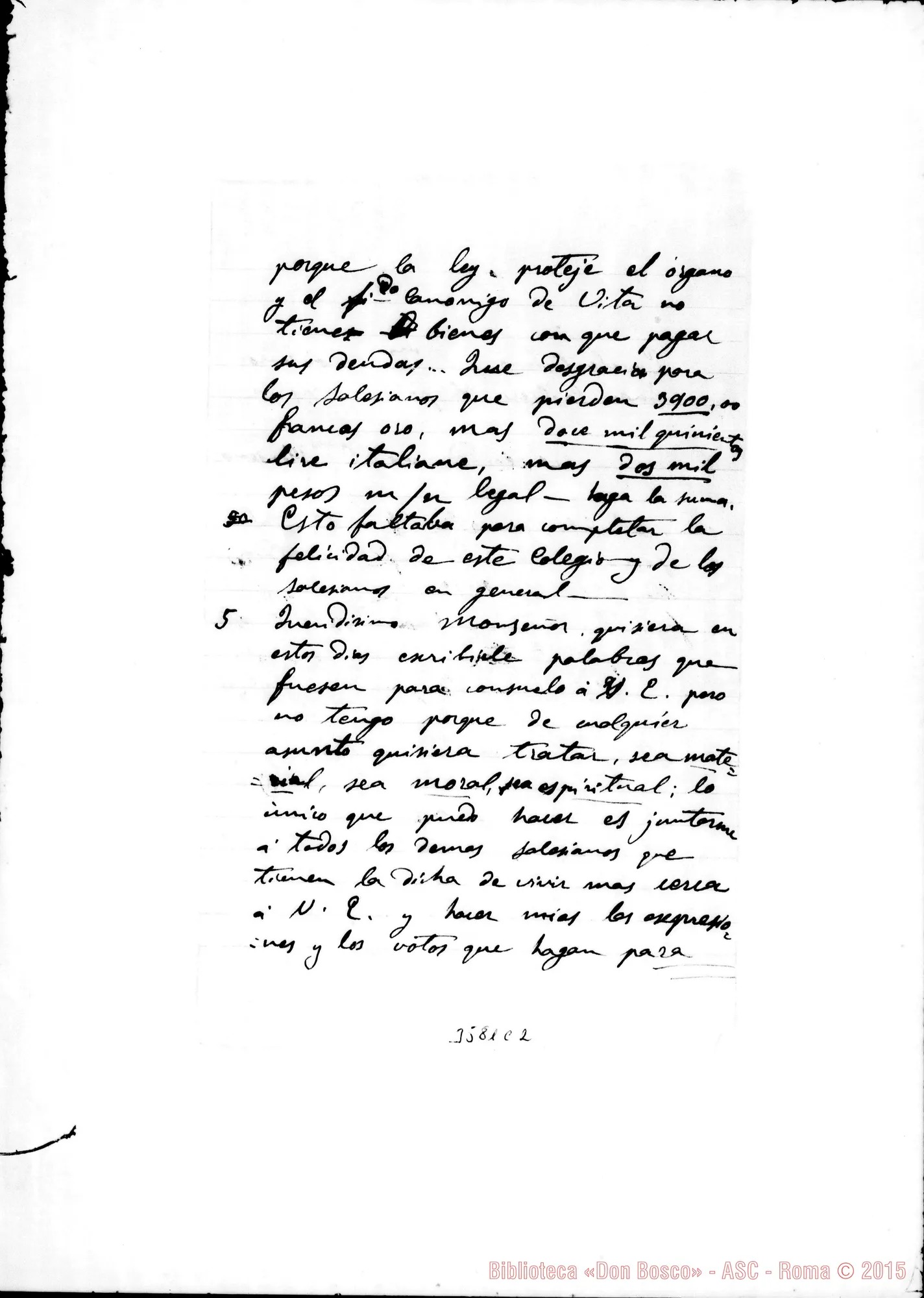 Fotogramma C 2 — Don Cassini Valentino-Mons. Cagliero. Almagro, 22-06-1891