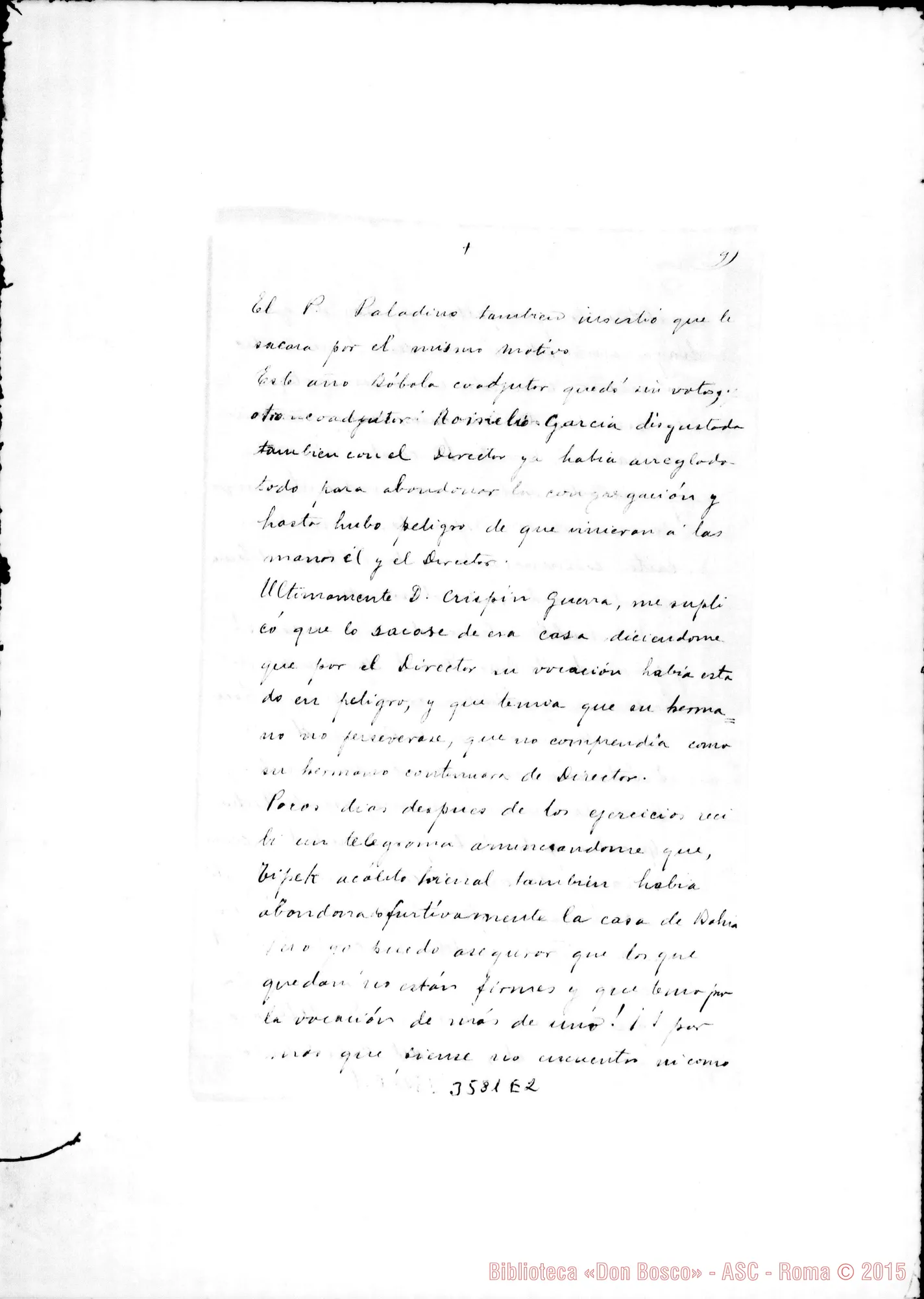 Fotogramma E 2 — Don Pagliere-Capitolo Generale. Almagro, 5-03-1906 Autogr. Rinaldi
