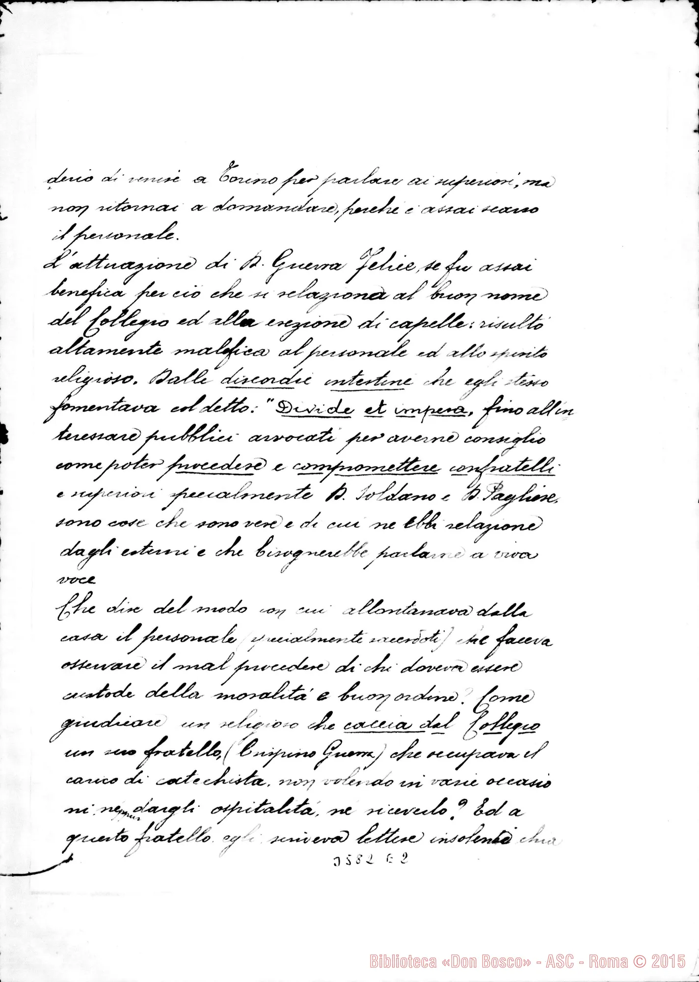 Fotogramma E 2 — Don Bottino Bernardo-Don Albera. Roca, 21-03-1909