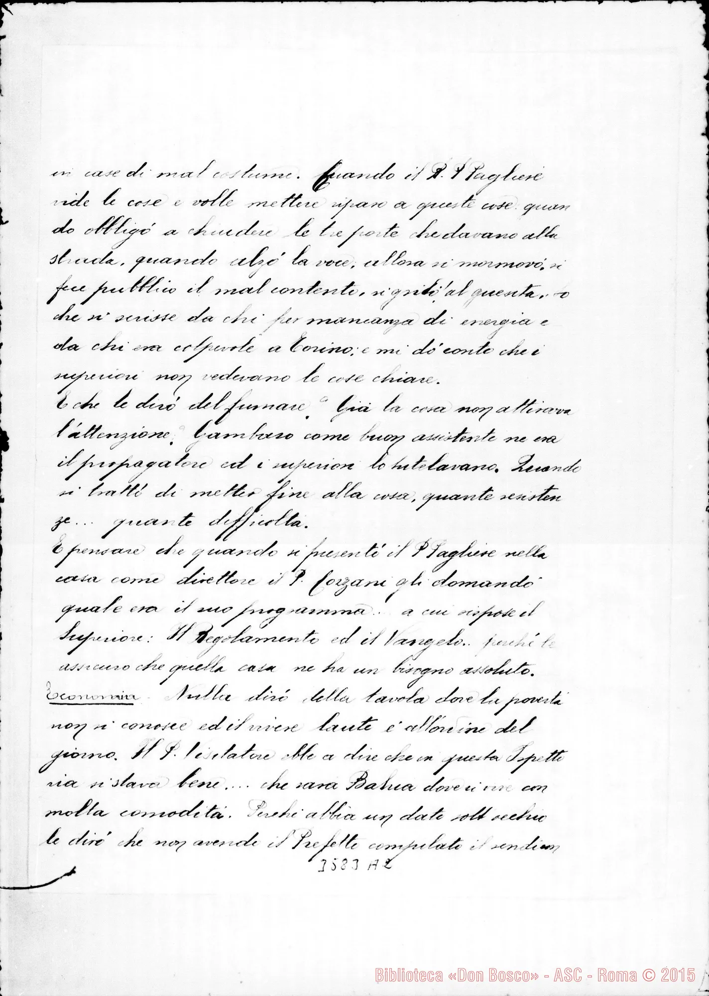 Fotogramma A 2 — Don Bottino Bernardo-Don Albera. Roca, 21-03-1909