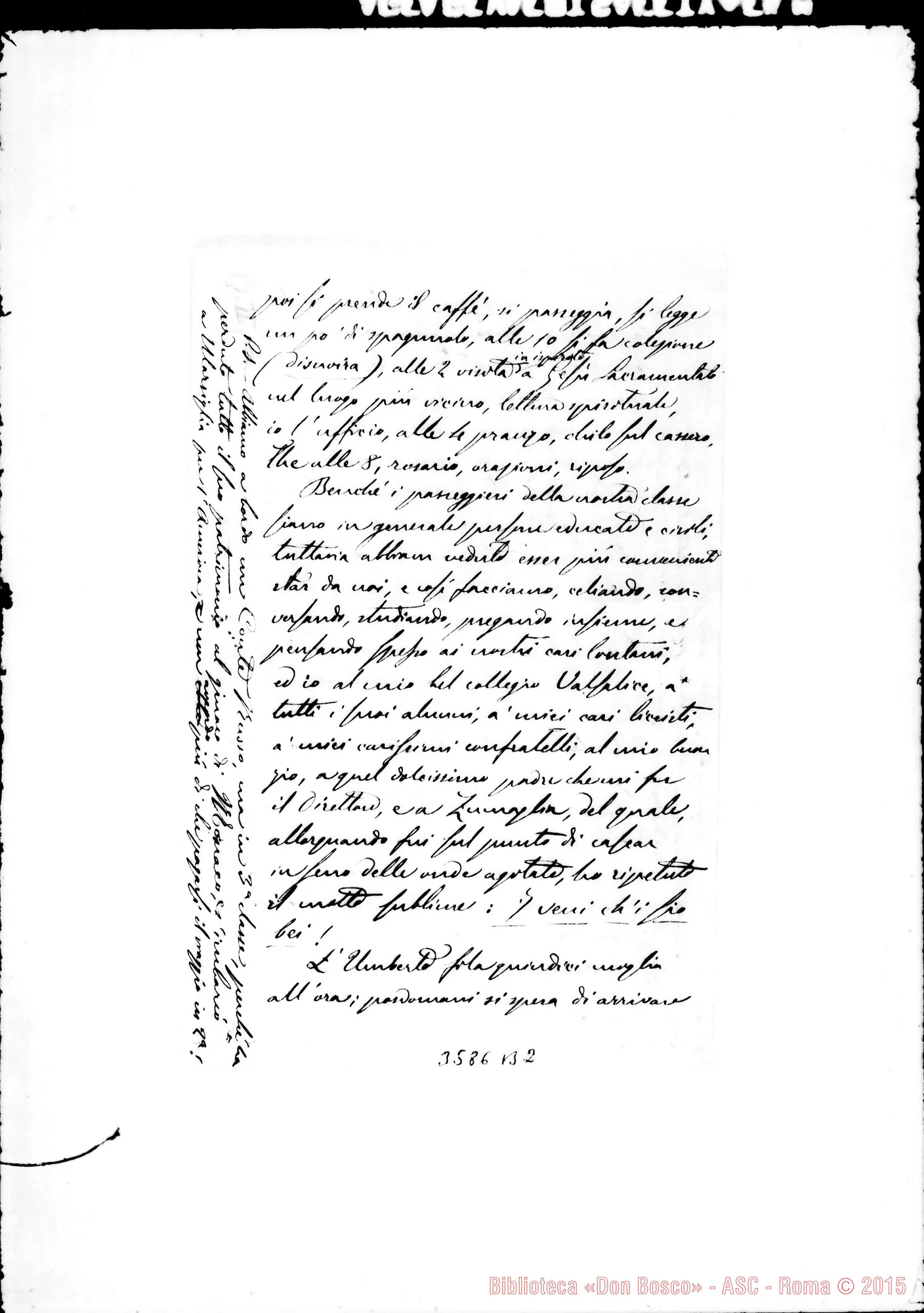Fotogramma B 2 — Don Francesco Piccono-Direttore. Dall’Umberto I, 15-02-1881