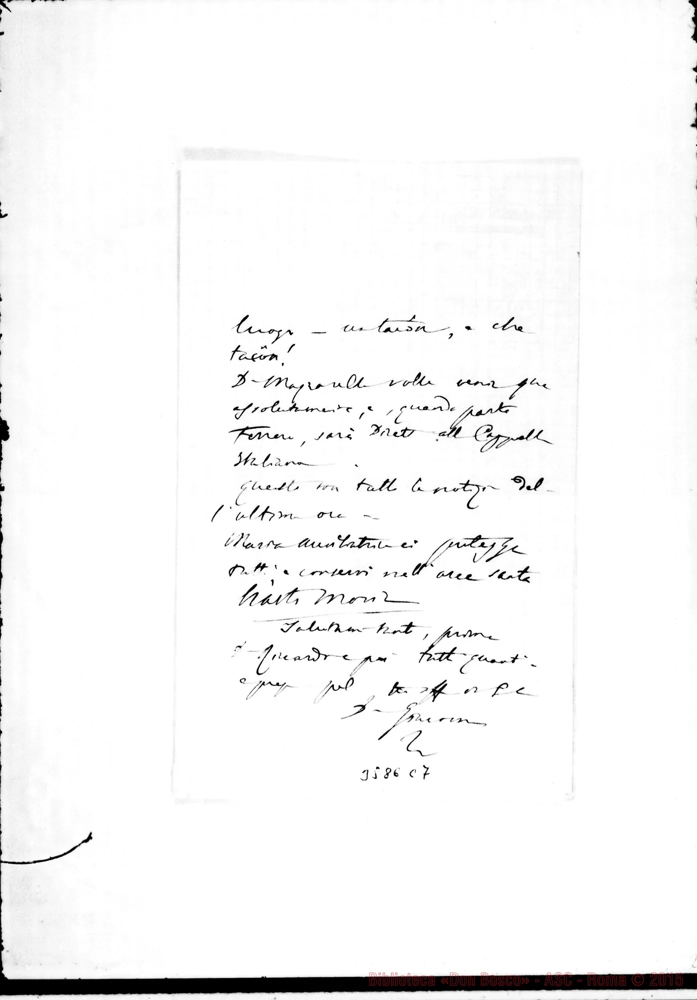 Fotogramma C 7 — Don Costamagna Giacomo-Don Riccardi. Buenos Aires, 29-04-1882