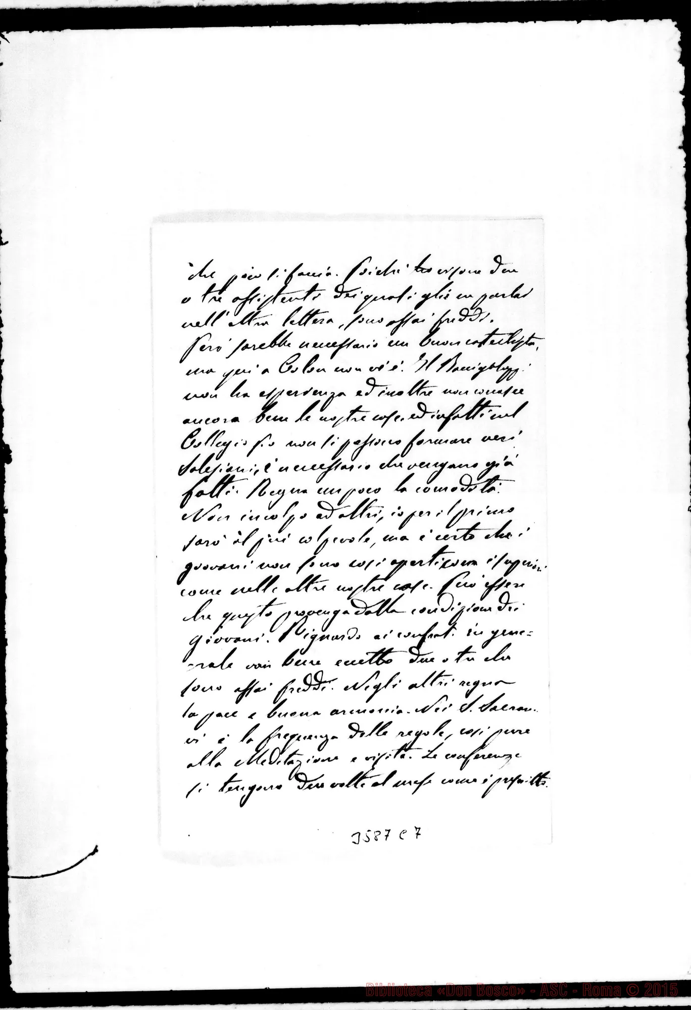Fotogramma C 7 — Don Cipriano Carlo-Monsignore. Villa Colón, 21-09-1886