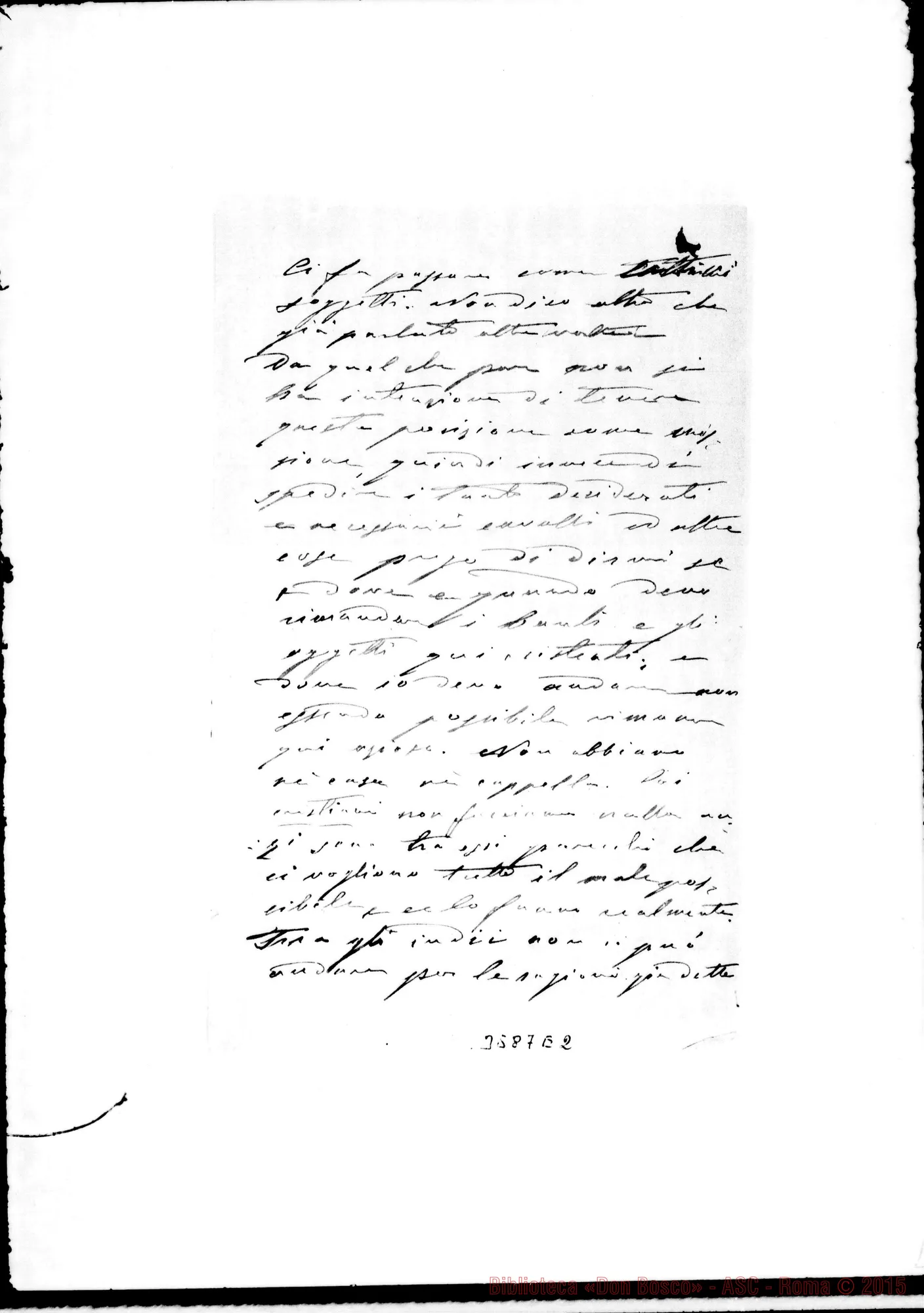 Fotogramma E 2 — Don Angelo Savio-Monsignore. Santa Cruz, 29-12-1886