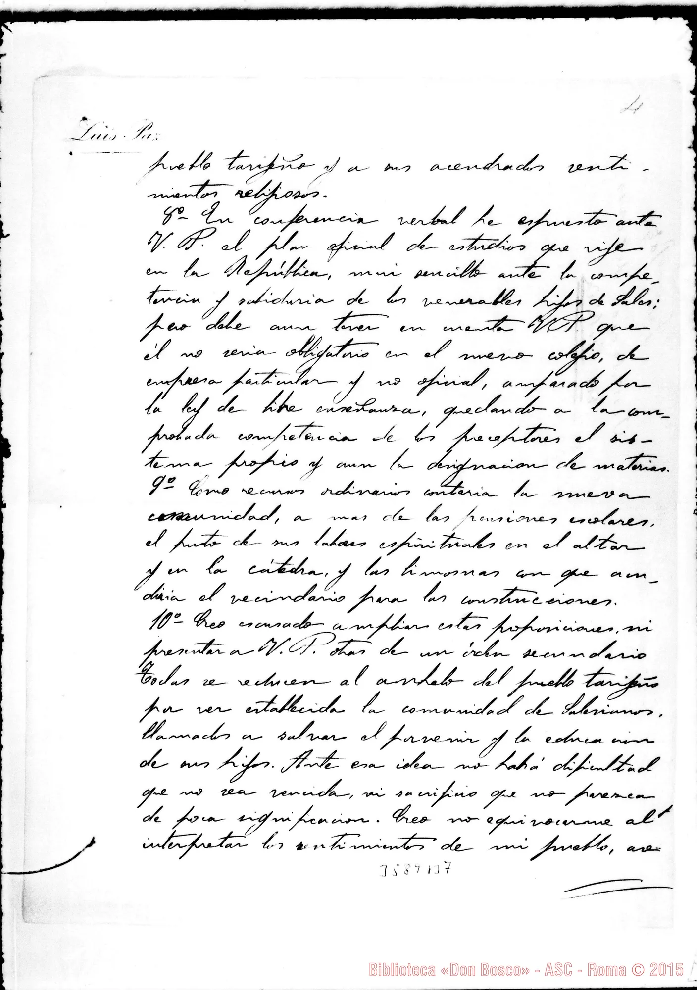 Fotogramma B 7 — Luis Paz-Don Costamagna. Tarifa, 3-08-1890