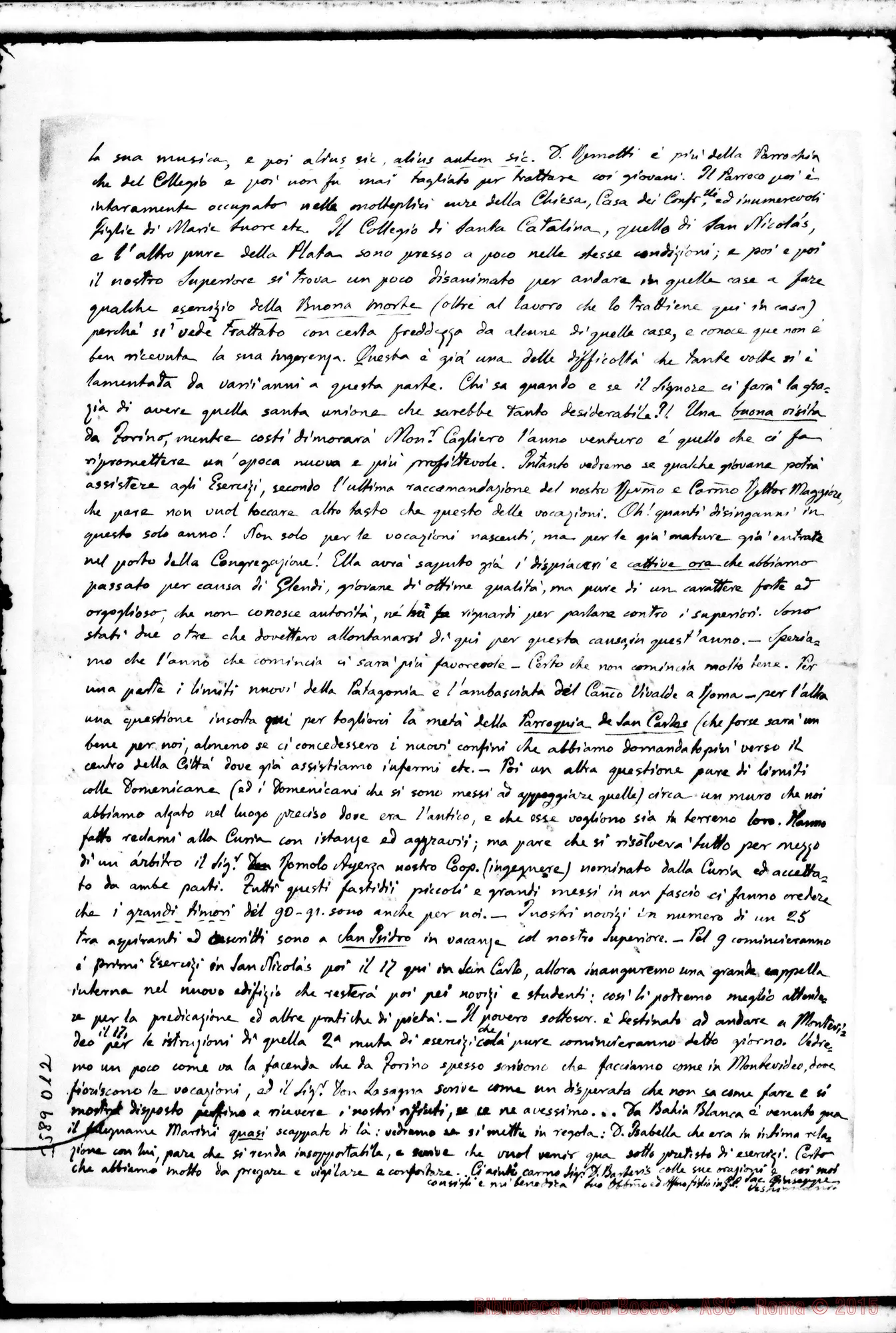 Fotogramma D 12 — Don Vespignani Giuseppe-Don Barberis. Buenos A., 2-01-1892