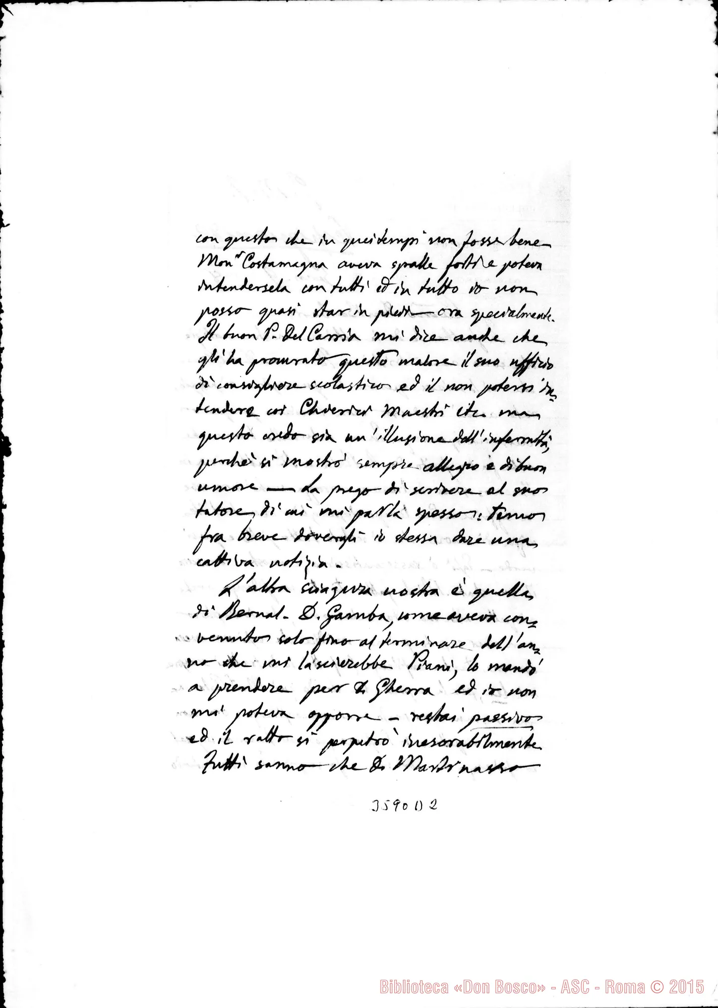 Fotogramma D 2 — Don Vespignani Giuseppe-Don Barberis. Buenos A., 9-01-1898
