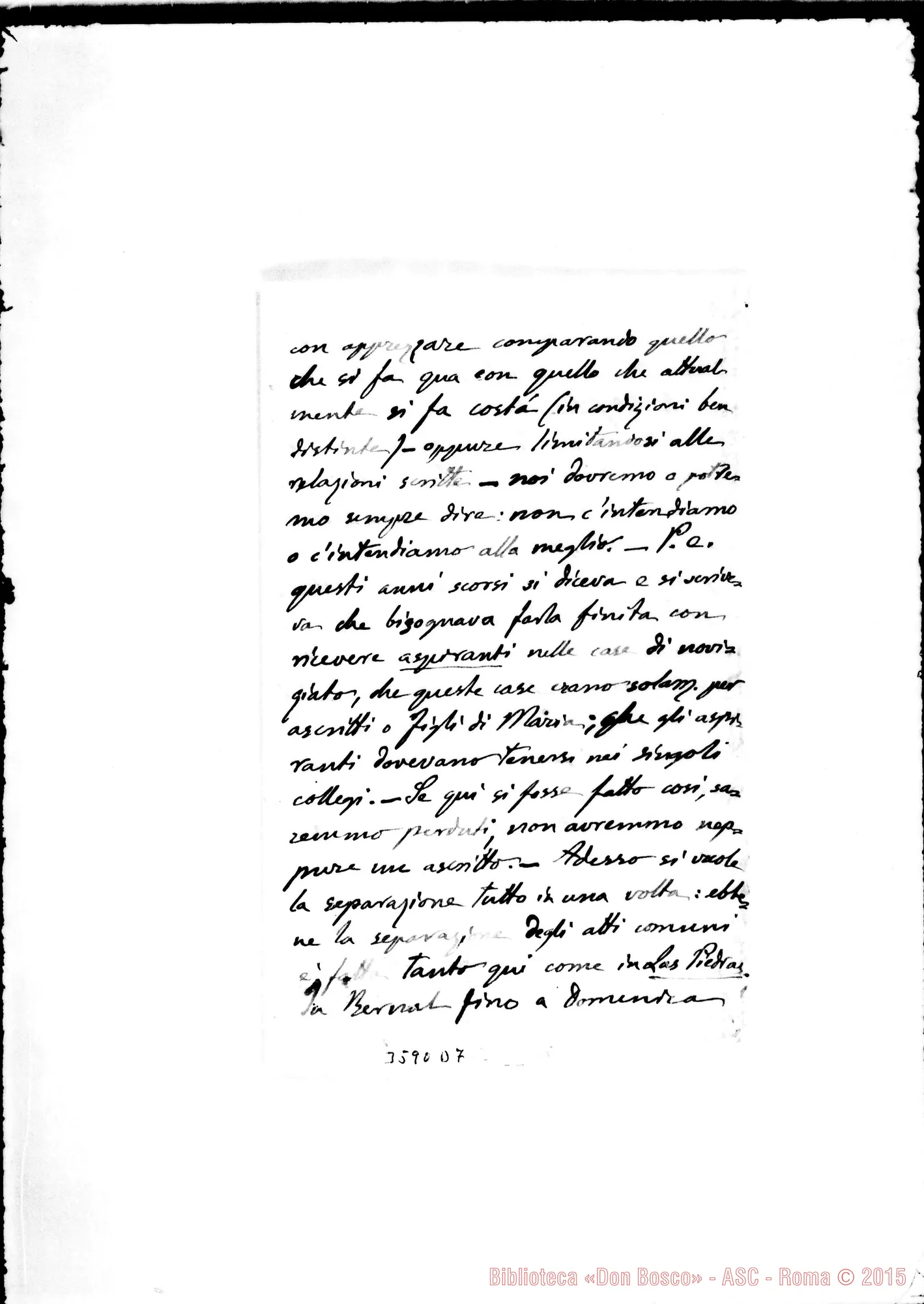 Fotogramma D 7 — Don Vespignani Giuseppe-Don Barberis. Senza data E incompleta