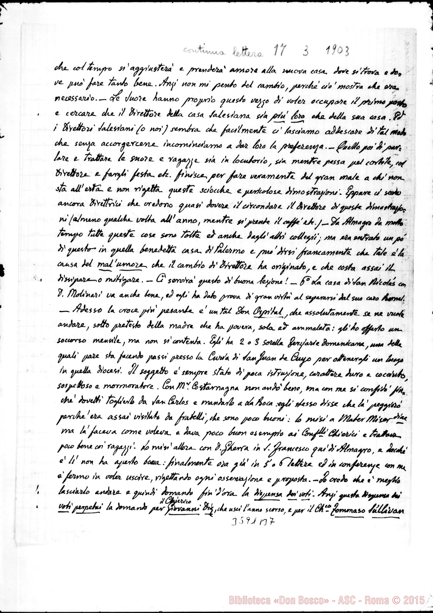 Fotogramma B 7 — Don Vespignani Giuseppe-Don Rua. Buenos A., 17-03-1903
