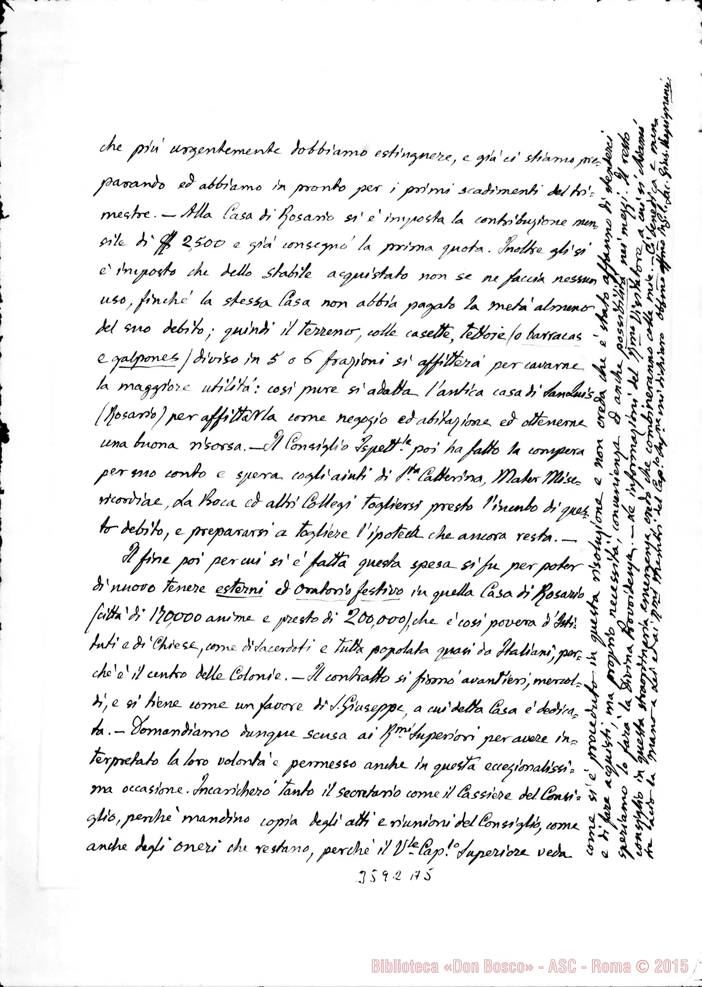 Fotogramma A 5 — Don Vespignani Giuseppe-Don Rua. Buenos A., 7-08-1908
