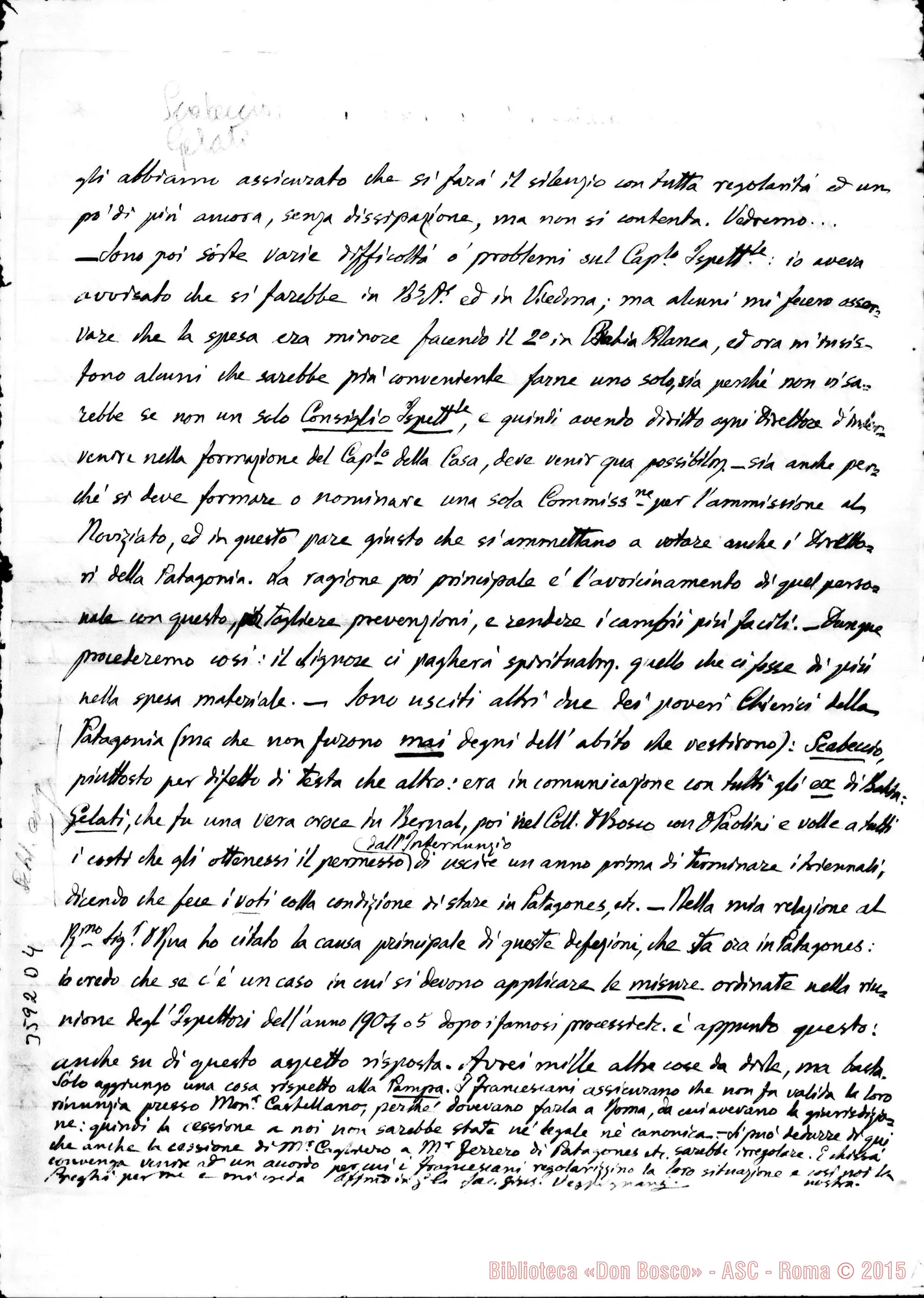 Fotogramma D 4 — Don Vespignani Giuseppe-Don Gusmano. Buenos A., 8-01-1910
