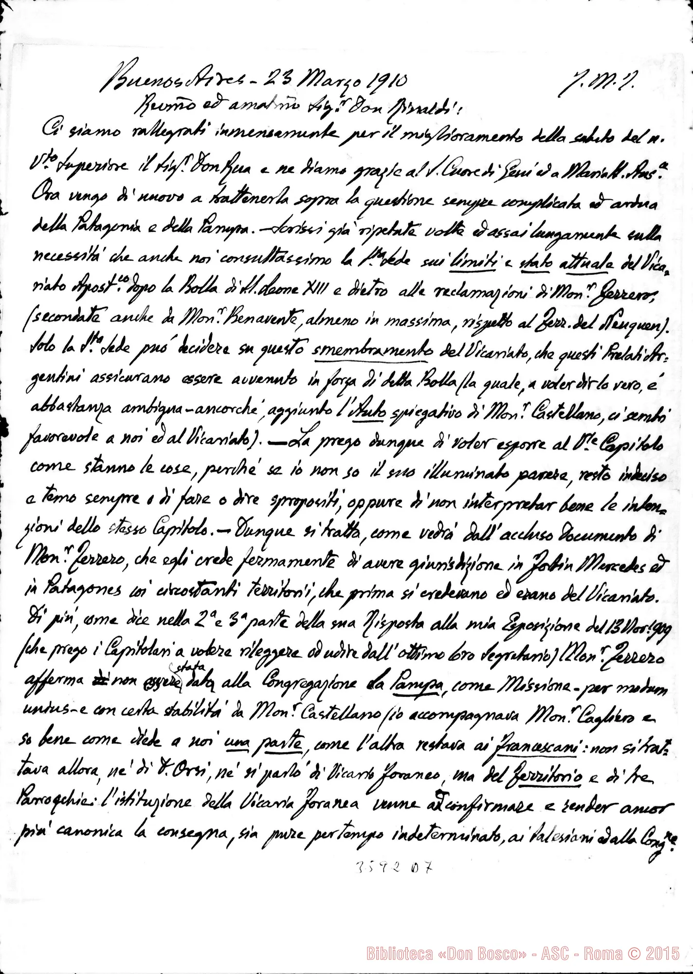 Fotogramma D 7 — Don Vespignani Giuseppe-Don Rinaldi. Buenos A., 23-03-1910