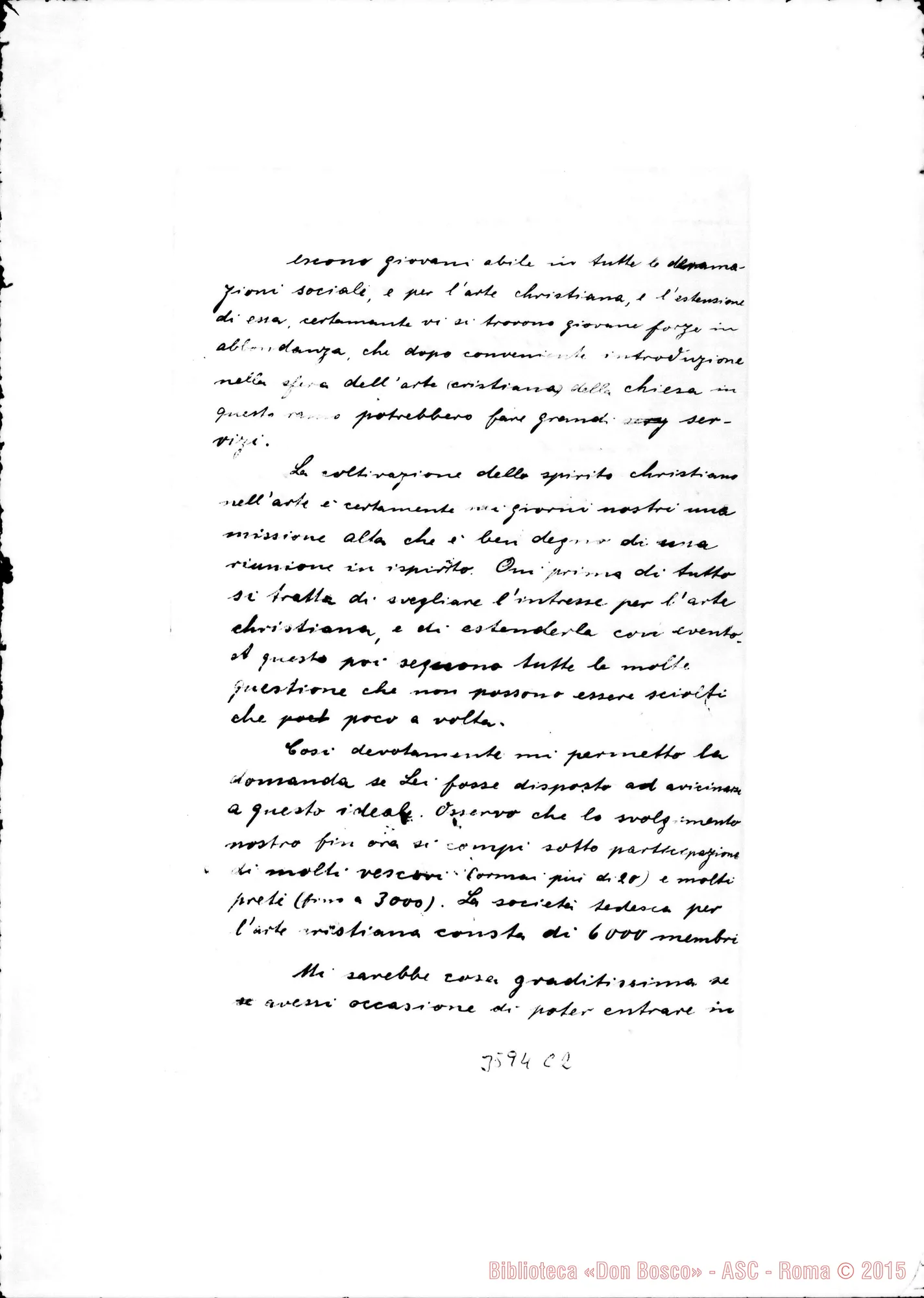 Fotogramma C 2 — Prof. G. Busch-Rev.do. Munchen, 4-06-1908. All. traduzione