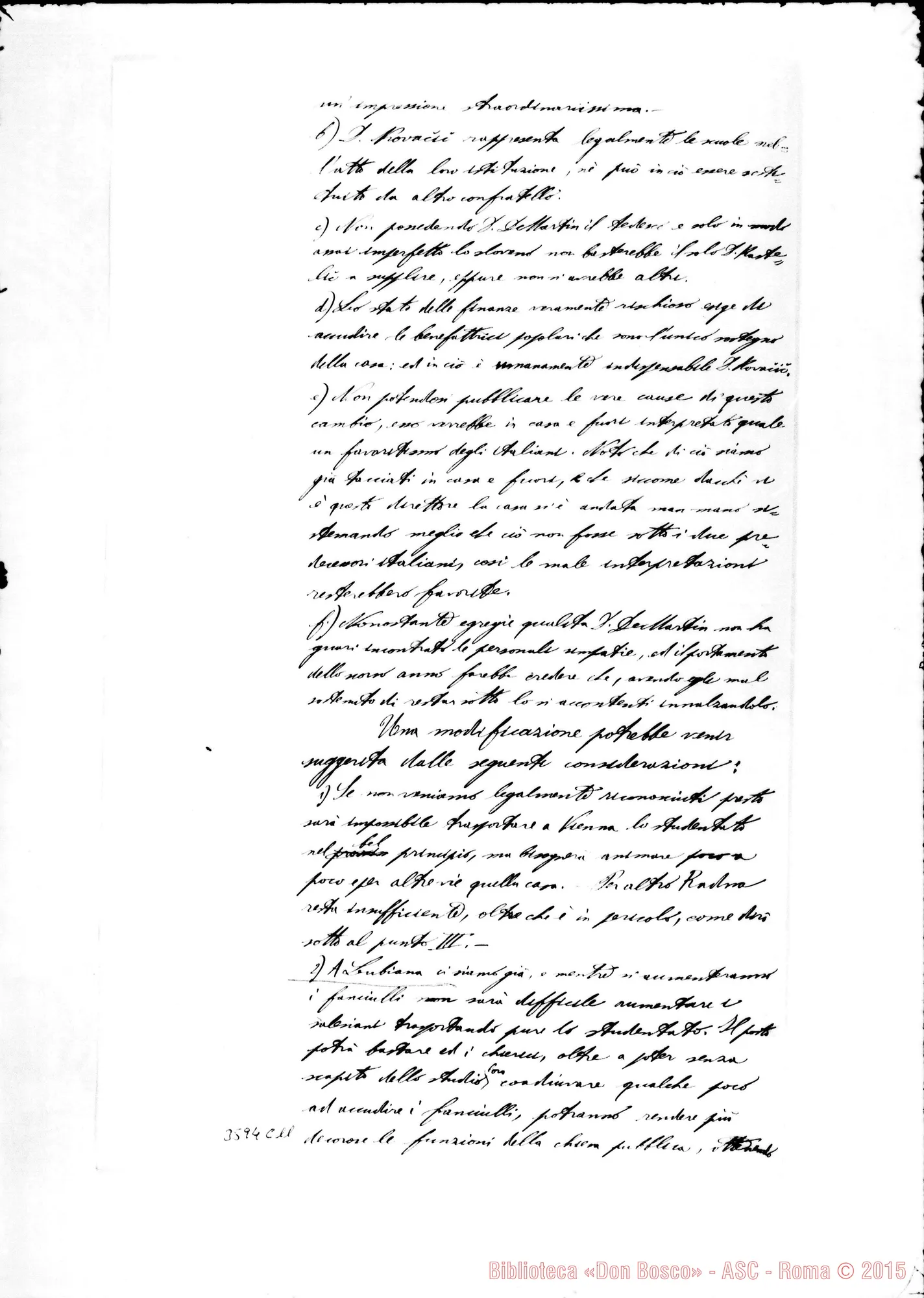 Fotogramma C 11 — Don Manassero: memoriale riguardo Tlspettoria austriaca. Sett. 1908