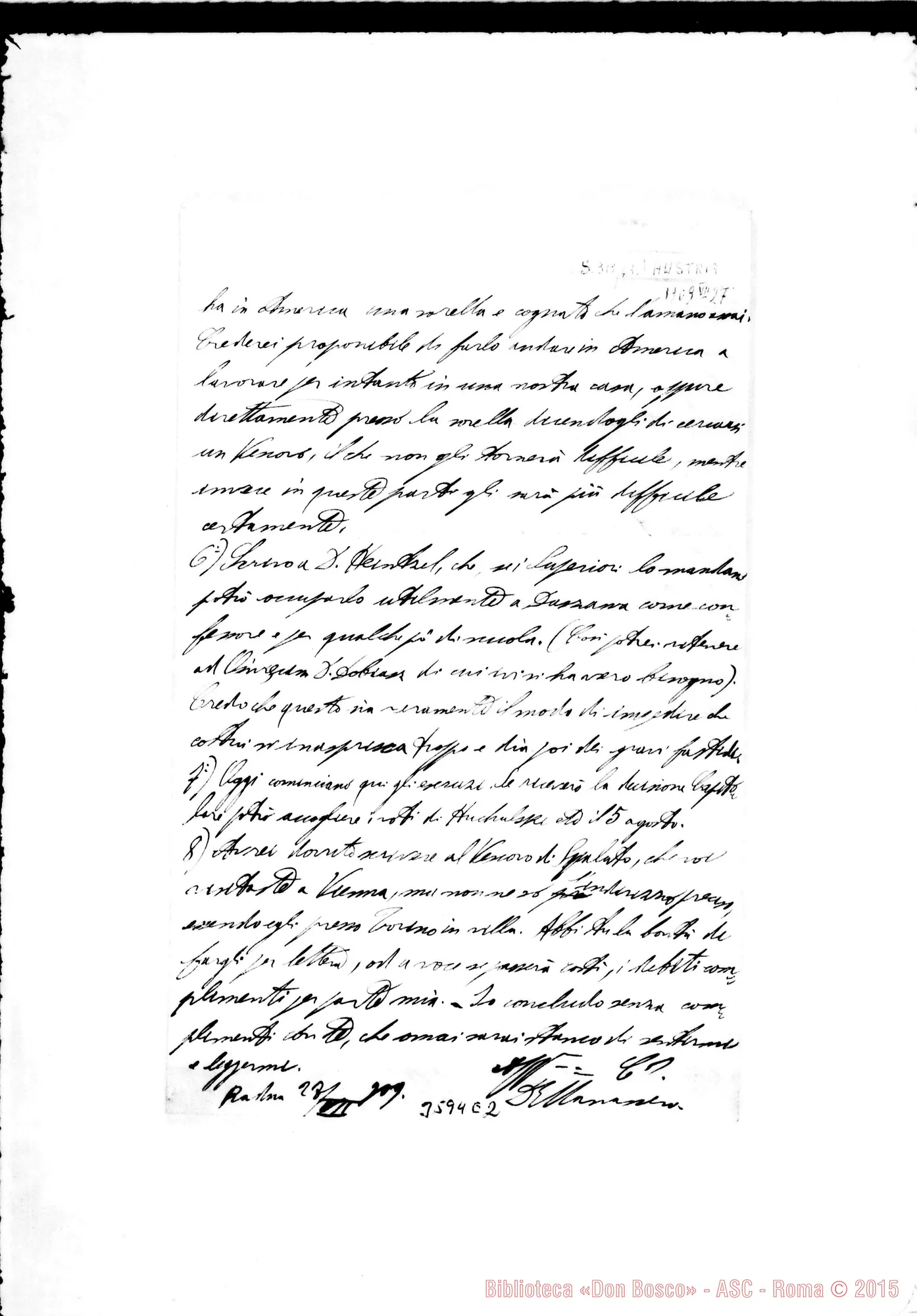 Fotogramma E 2 — Don Manassero-Don Gusmano. Radna, 28-07-1909
