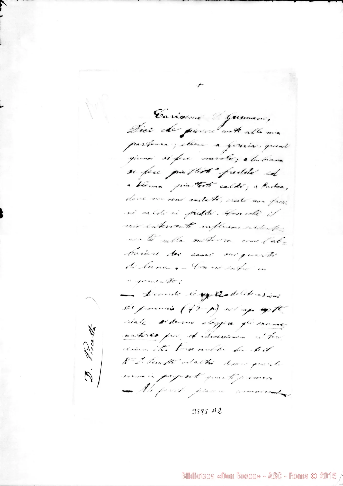 Fotogramma A 2 — Don Manassero-Don Gusmano. Oswiecim, 17-03-1910