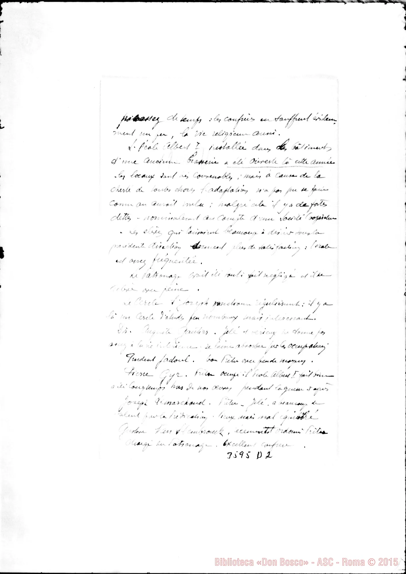 Fotogramma D 2 — Notizie sulle case del Belgio.