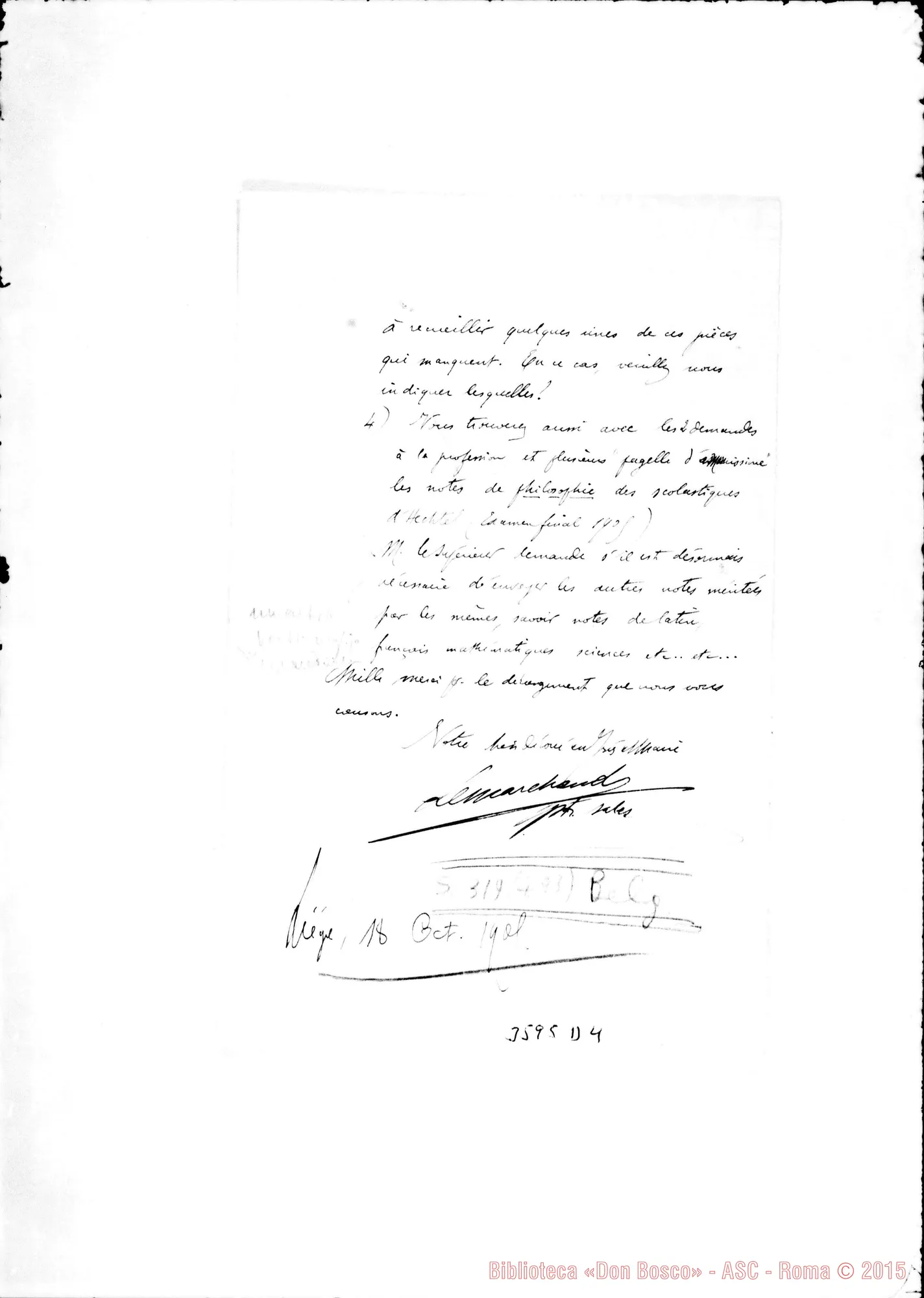 Fotogramma D 4 — Don Giuseppe Lemarchand-Don Gusmano. Liége, 18-10-1905