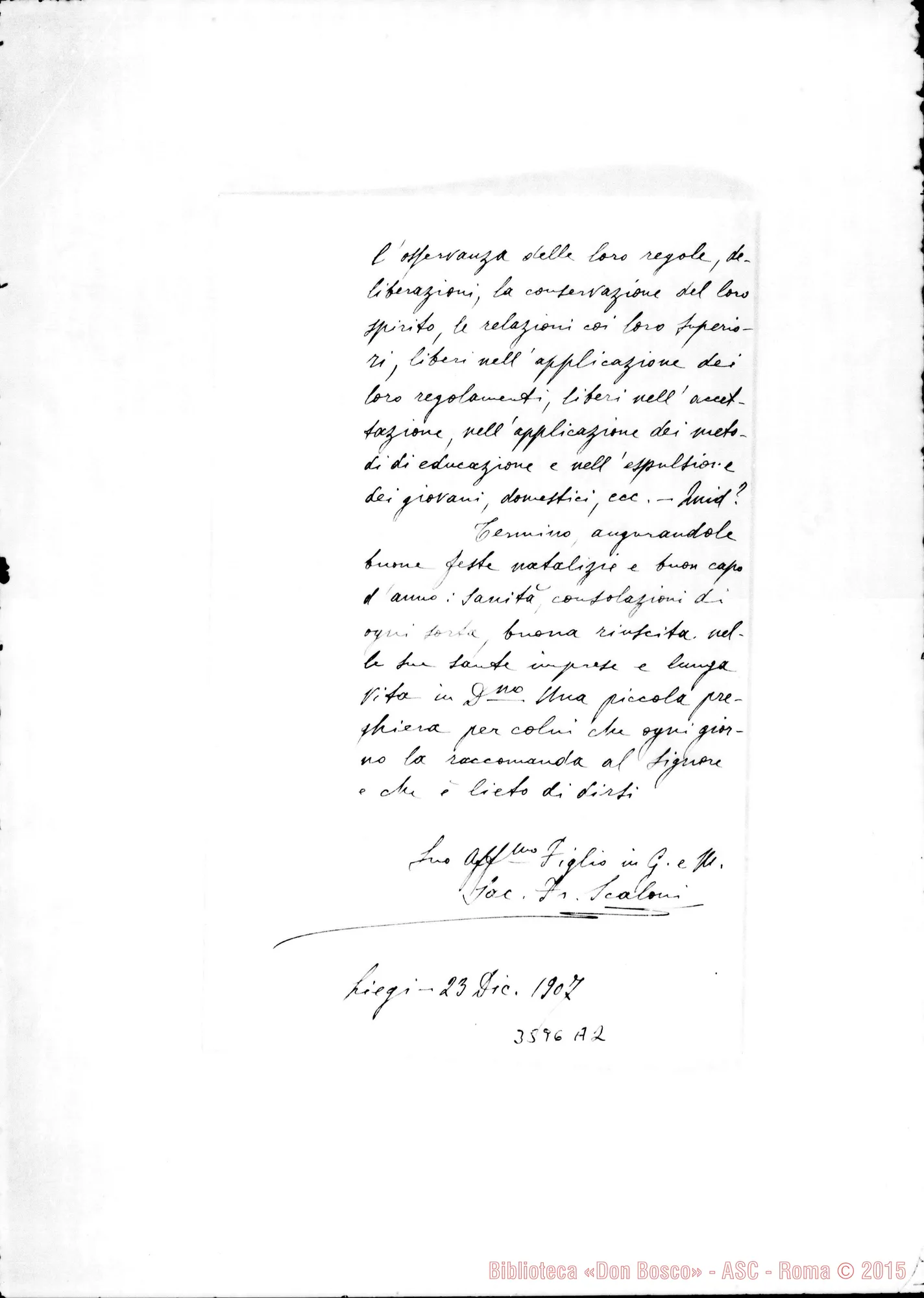 Fotogramma A 2 — Don Frane. Scaloni-Don Albera. Liége, 23-12-1907