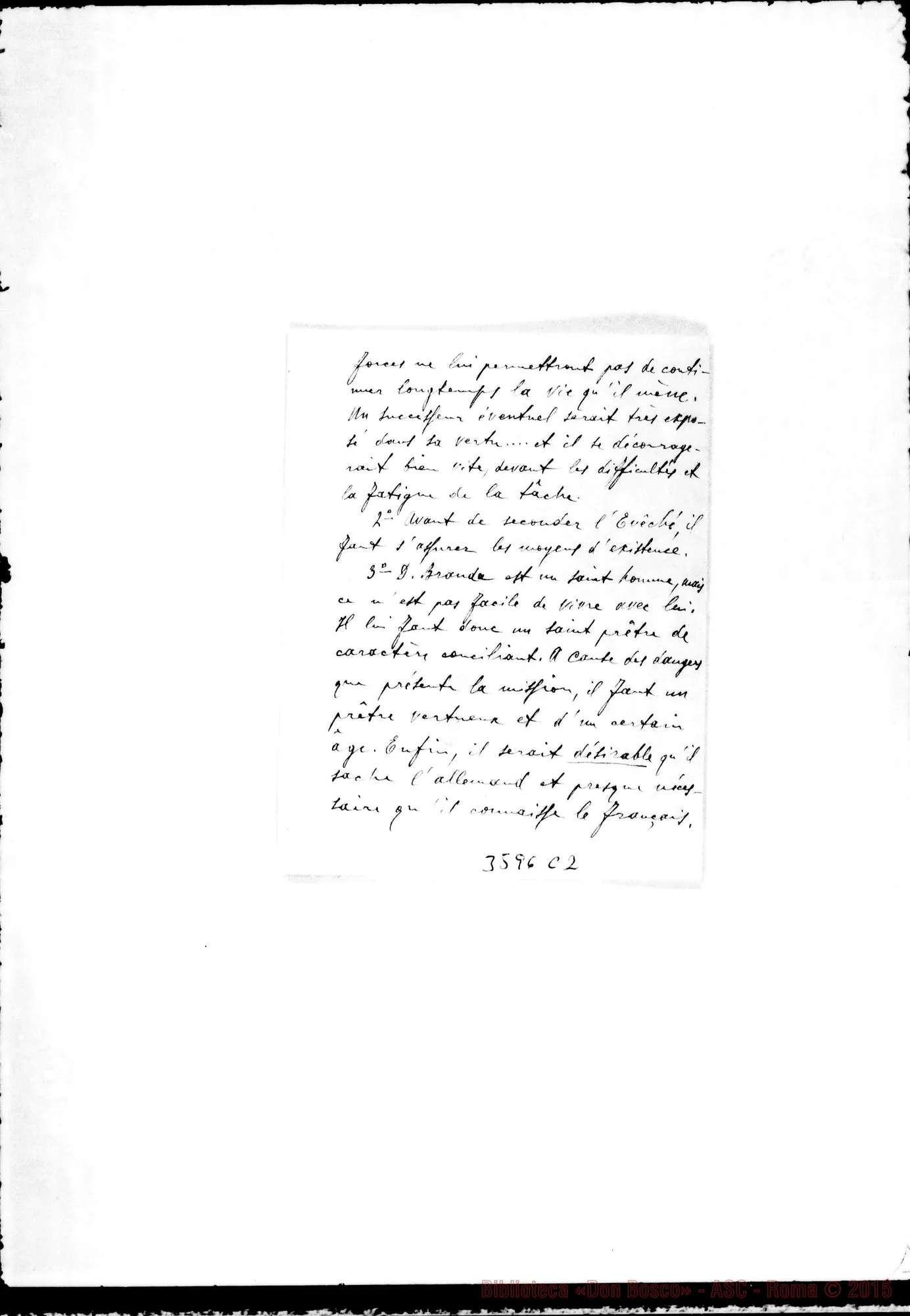 Fotogramma C 2 — Don Scaloni-Vénéré Pére. Liége, 15-06-1909