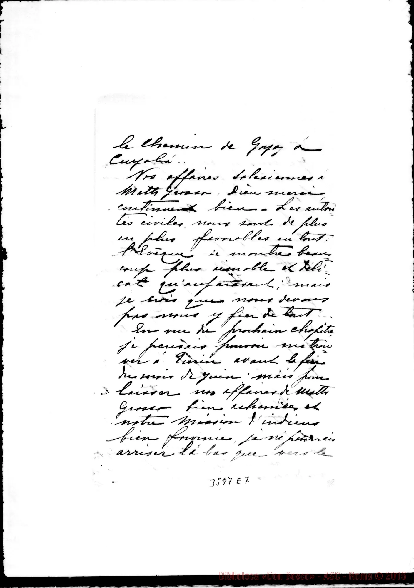 Fotogramma E 7 — Don Antonio Malan-Don Rua. Campinas, 23-04-1904