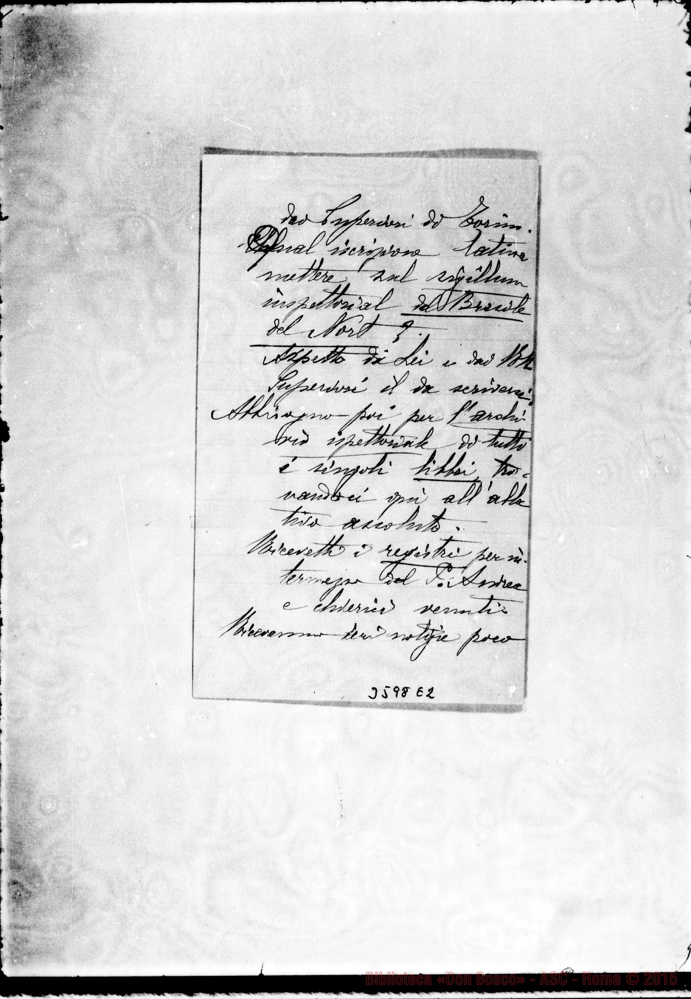 Fotogramma E 2 — Don Giordano L.-Don Barberis. Bahia, 3-01-1903