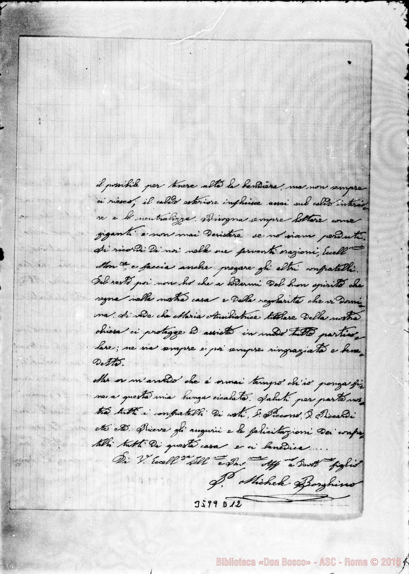 Fotogramma D 12 — Don Borghino Michele-Monsignore. Niterói, 10-11-1886