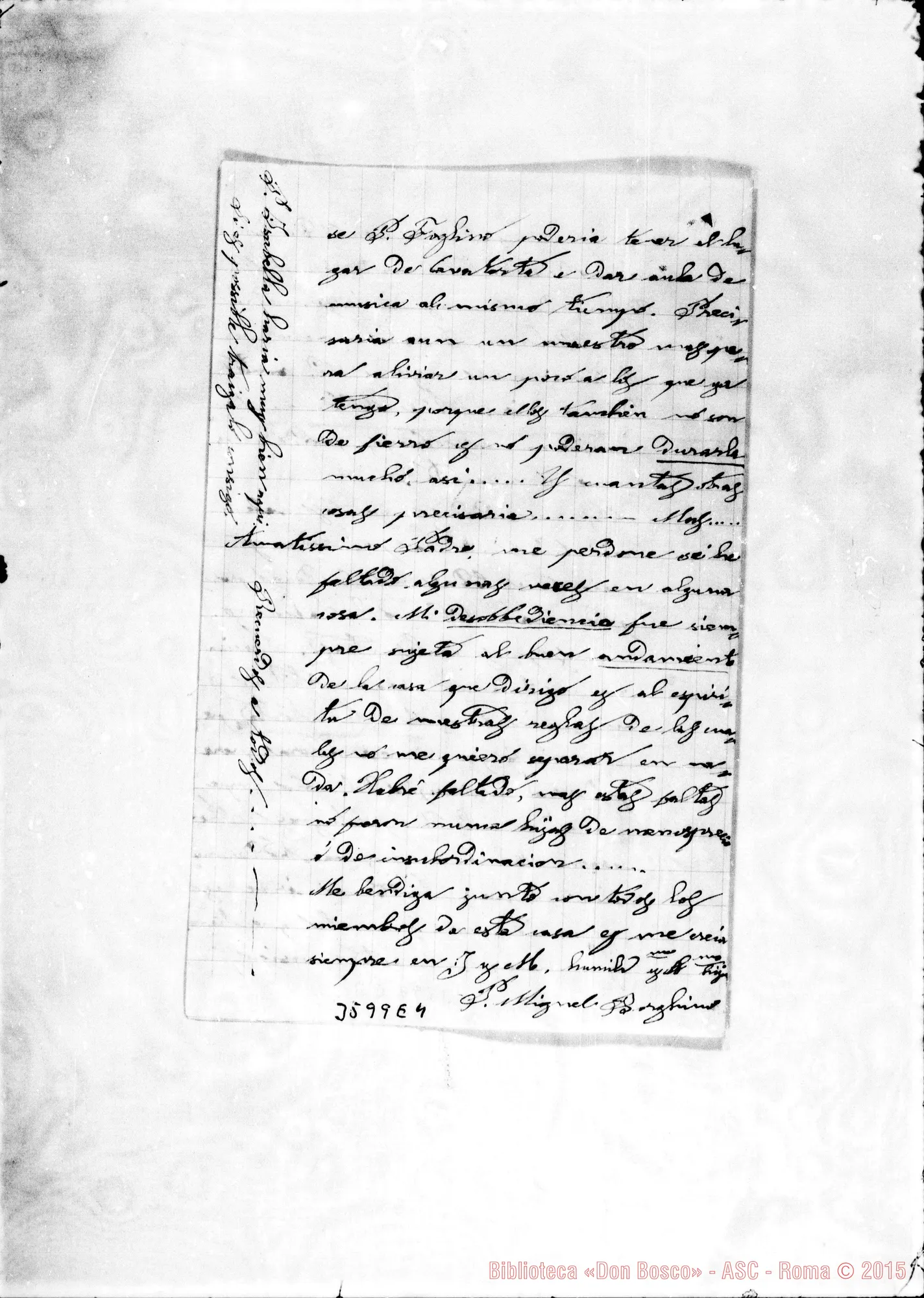 Fotogramma E 4 — Don Borghino Michele-Ispettore. Niterói, 14-07-1887
