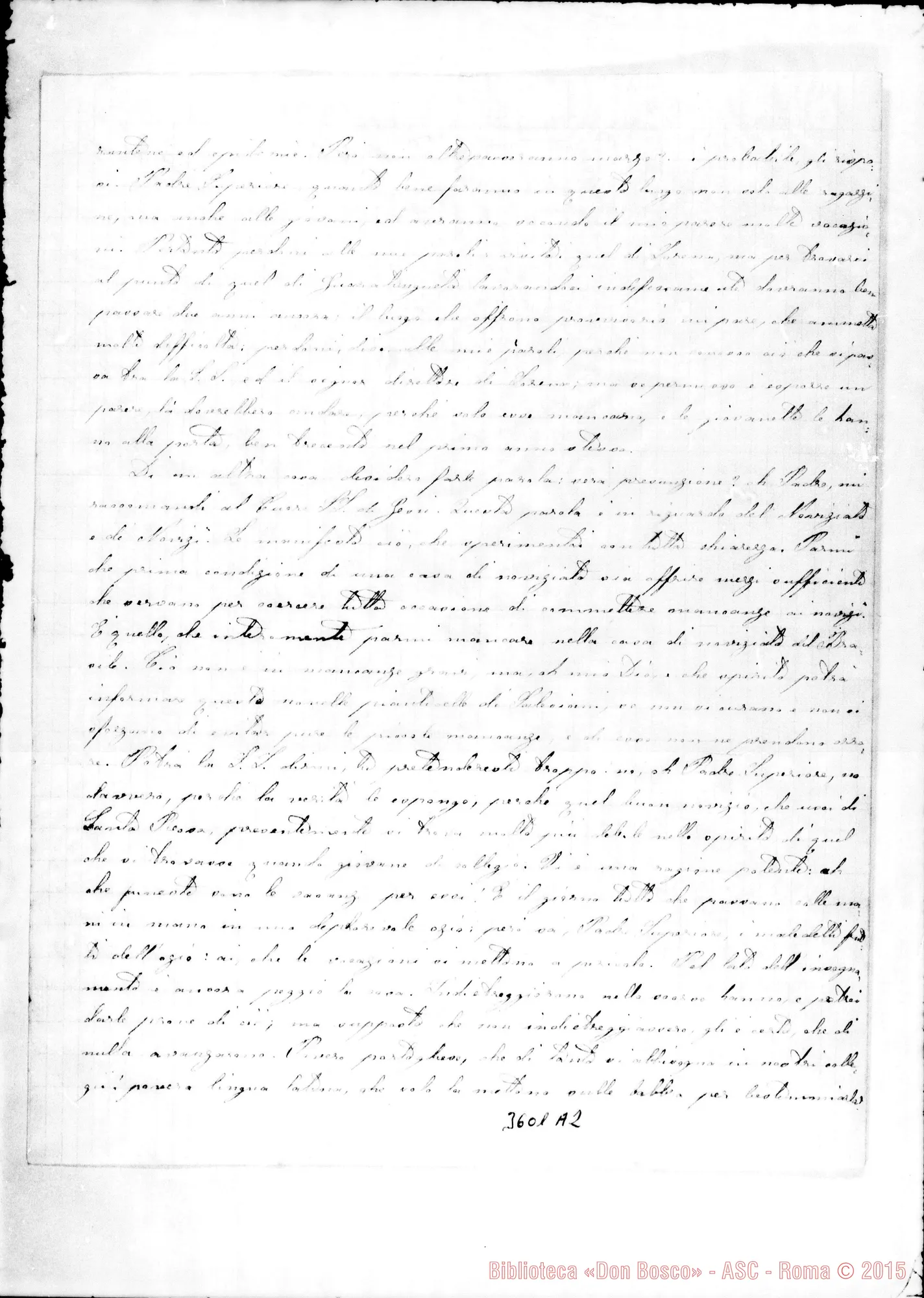 Fotogramma A 2 — Don Pietro Rota-Rev.mo Superiore. Niterói, 28-01-1892