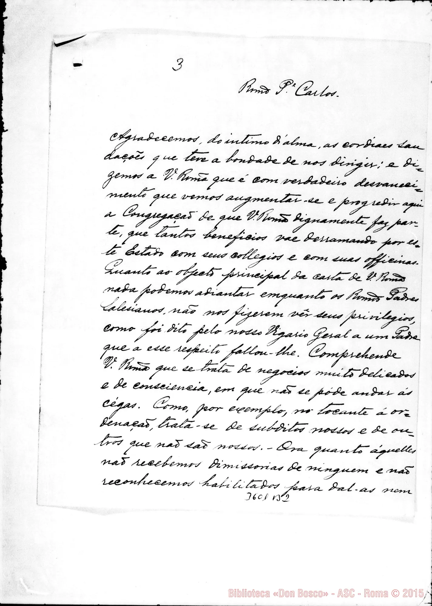 Fotogramma B 2 — Joaquin Arcoverde, vesc. di S. Paolo-Don Peretto. Sao Paulo, 31-10-1894