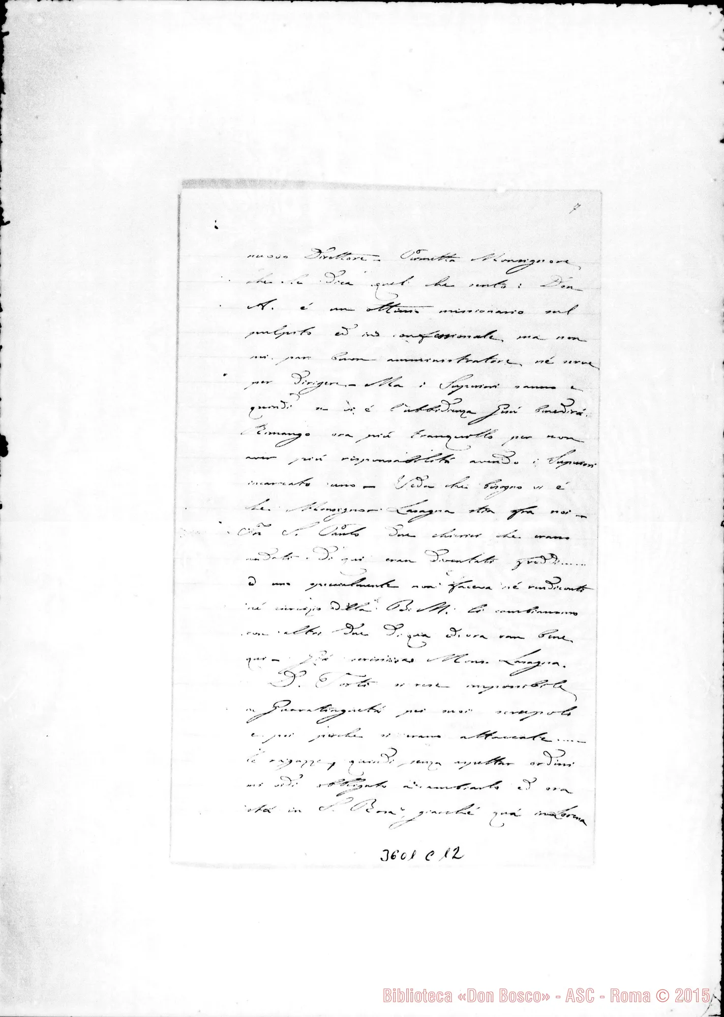Fotogramma C 12 — Don Carlo Peretto-Don Albanello. Lorena, 10-07-1894
