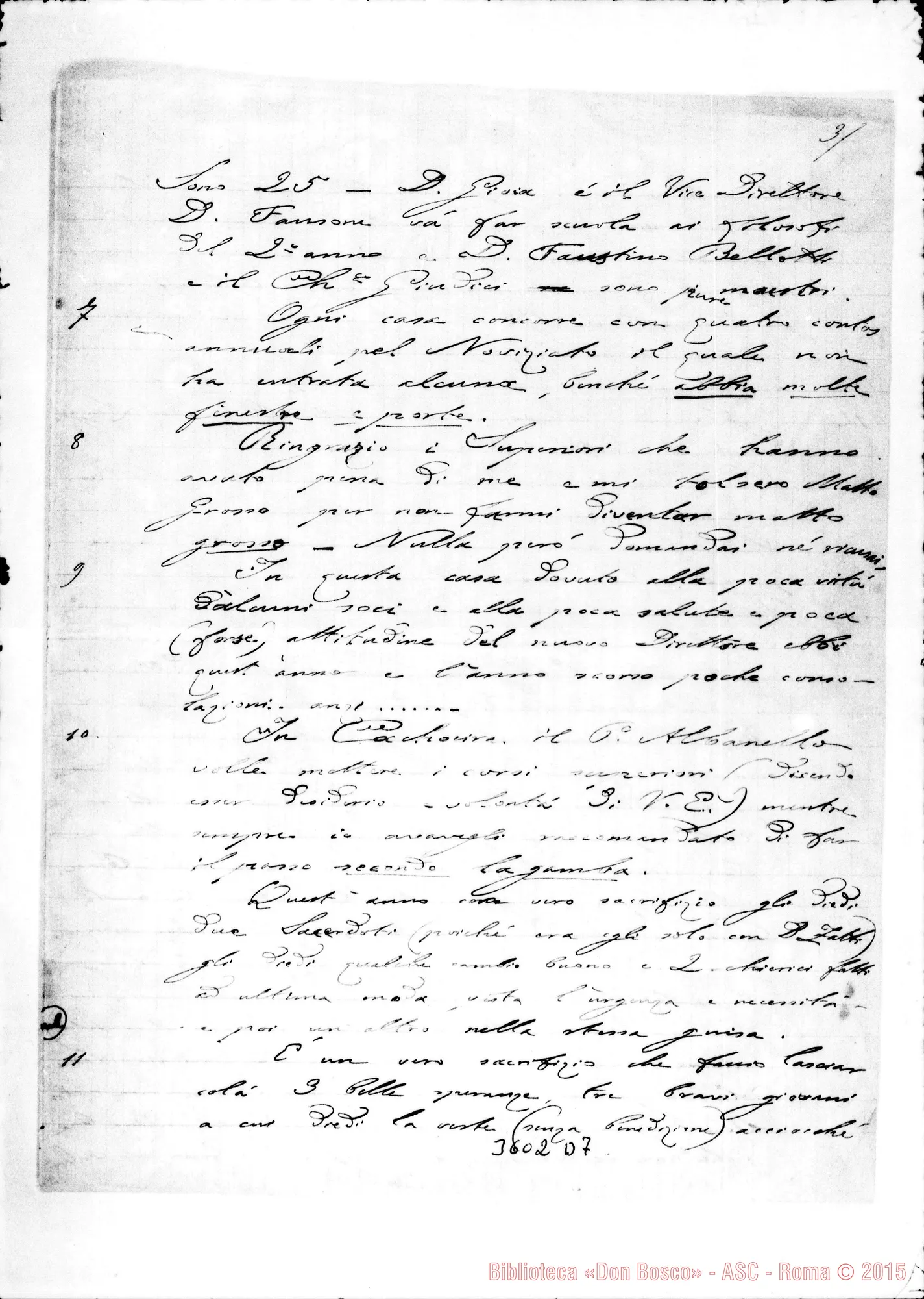 Fotogramma D 7 — Don Carlo Peretto-Mons. Cagliero. Lorena, 10-06-1897