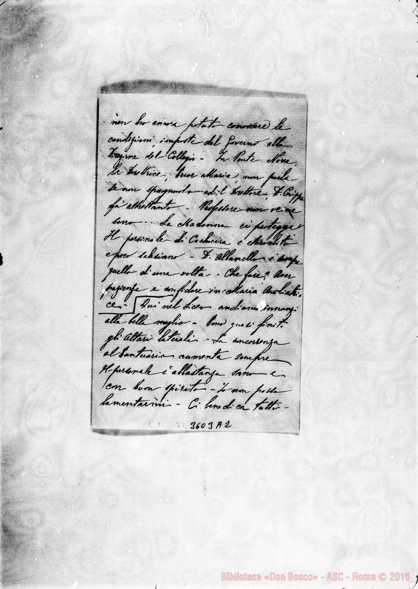 Fotogramma A 2 — Don Foglino Michele-Mons. Cagliero. S. Paulo, 7-09-1897