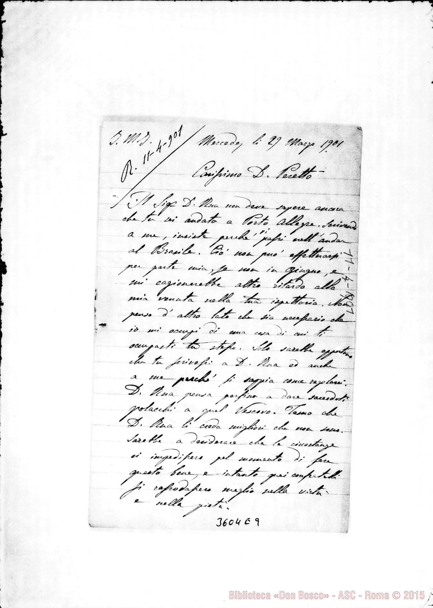 Fotogramma E 9 — Don Paolo Albera-Don Peretto. Mercedes, 29-03-1901