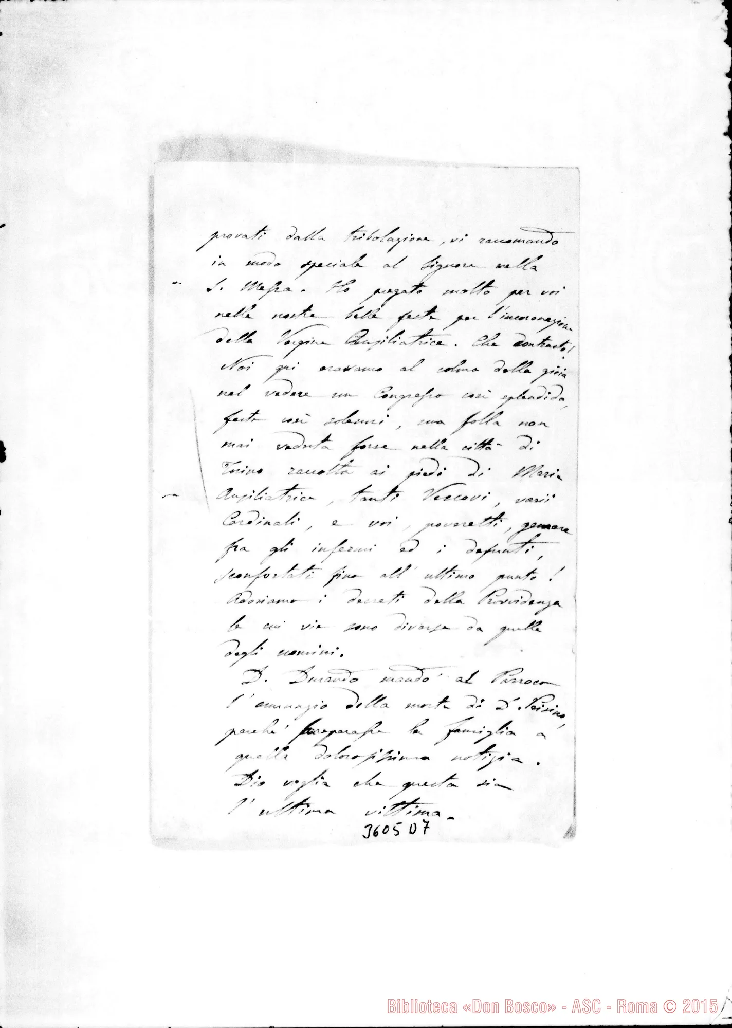 Fotogramma D 7 — Don Paolo Albera-Don Peretto. Torino, 2-06-1903