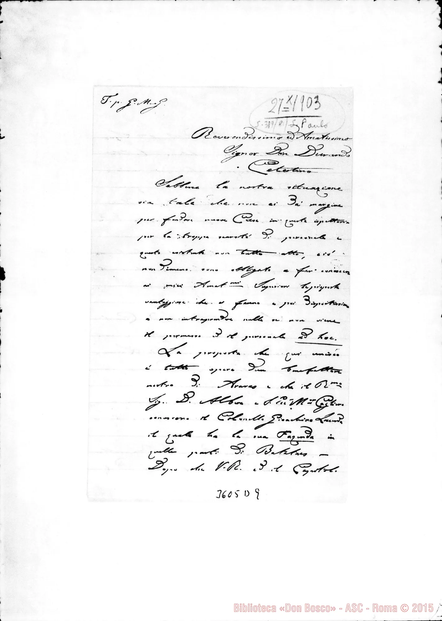 Fotogramma D 9 — Don Carlo Peretto-Don Durando. Lorena, 27-10-1903