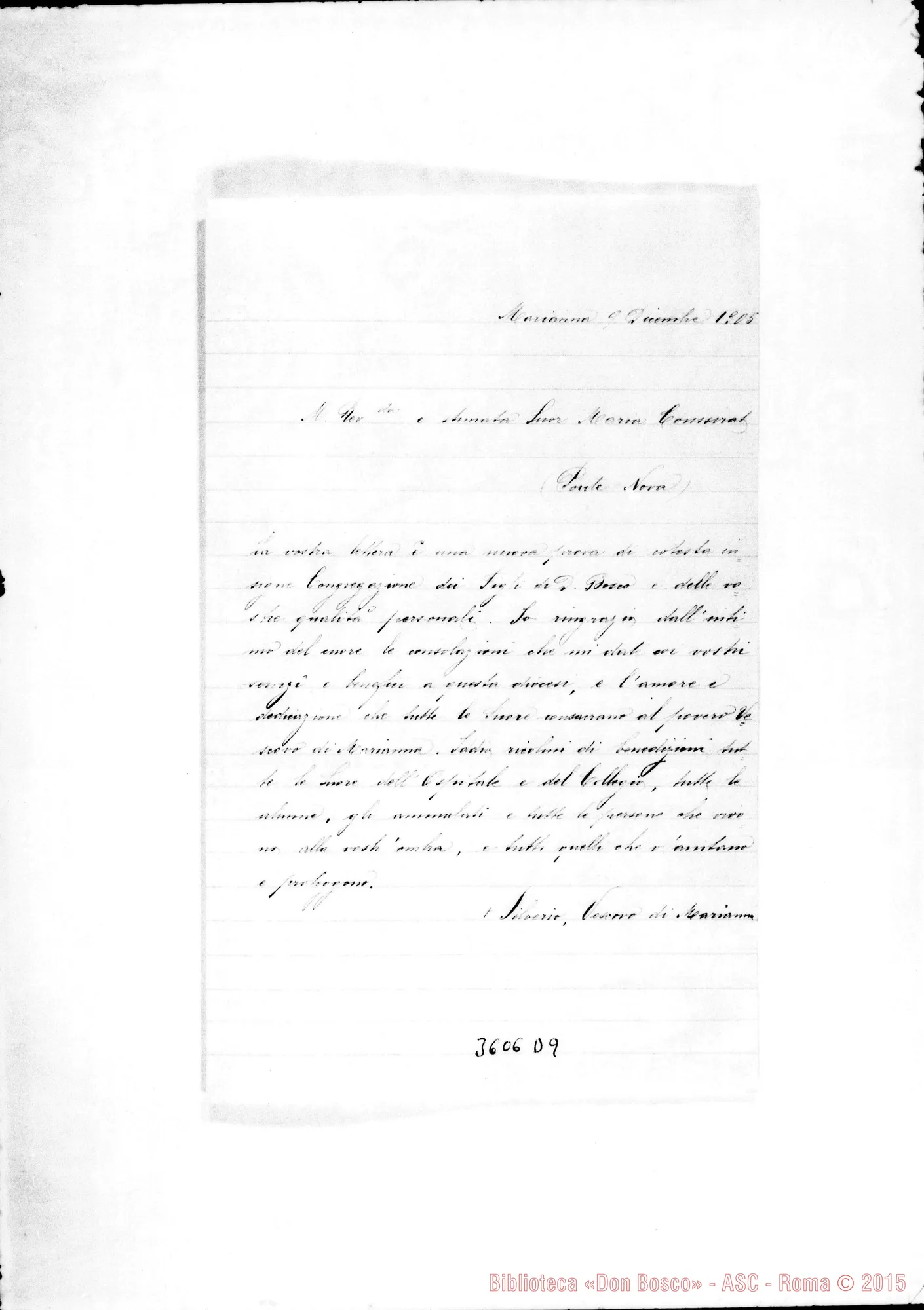 Fotogramma D 9 — Silverio, vesc. di Marianna. Copia di lettere