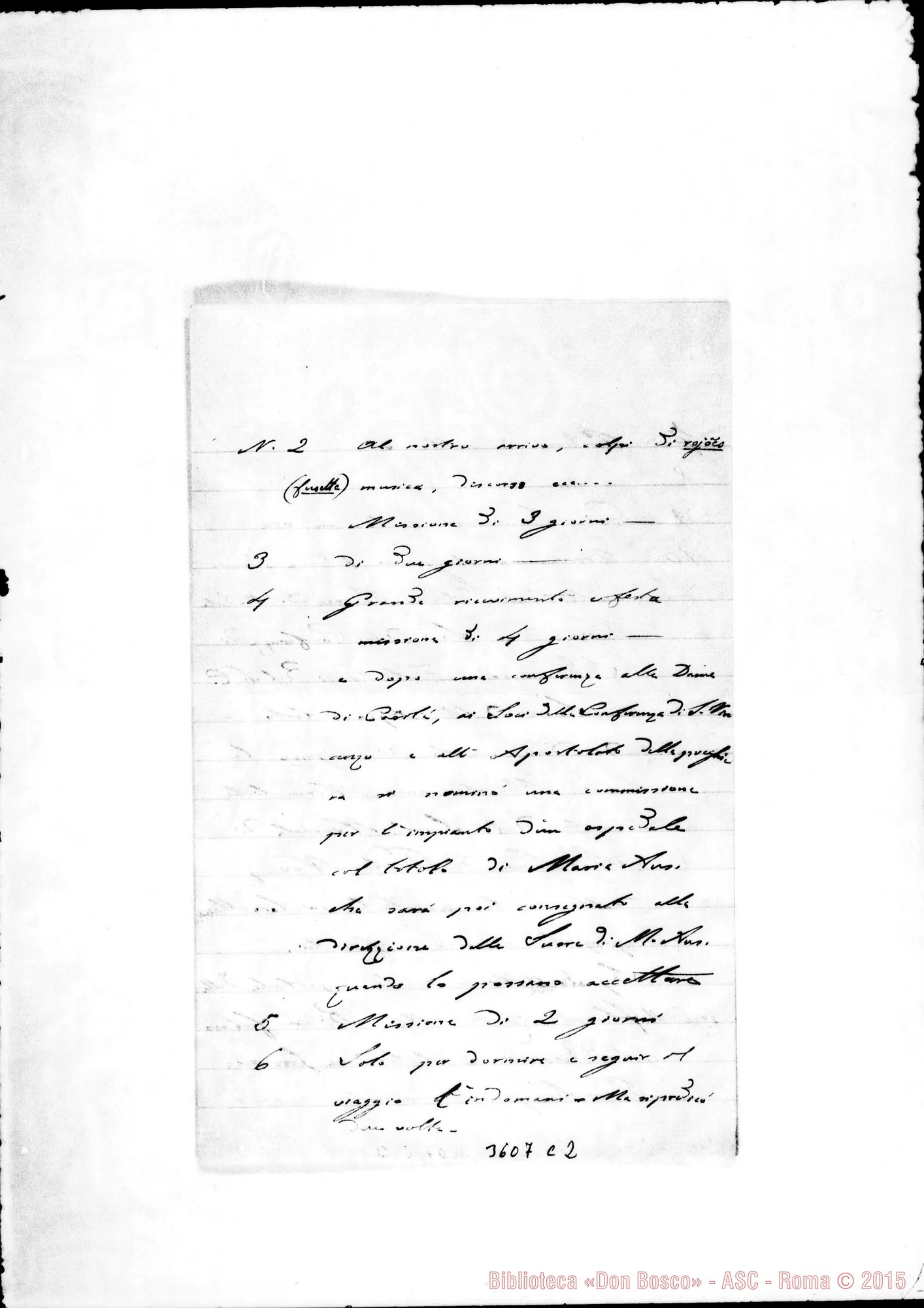 Fotogramma C 2 — Don Carlo Peretto-Don Rua. Caratinga, 29-07-1907