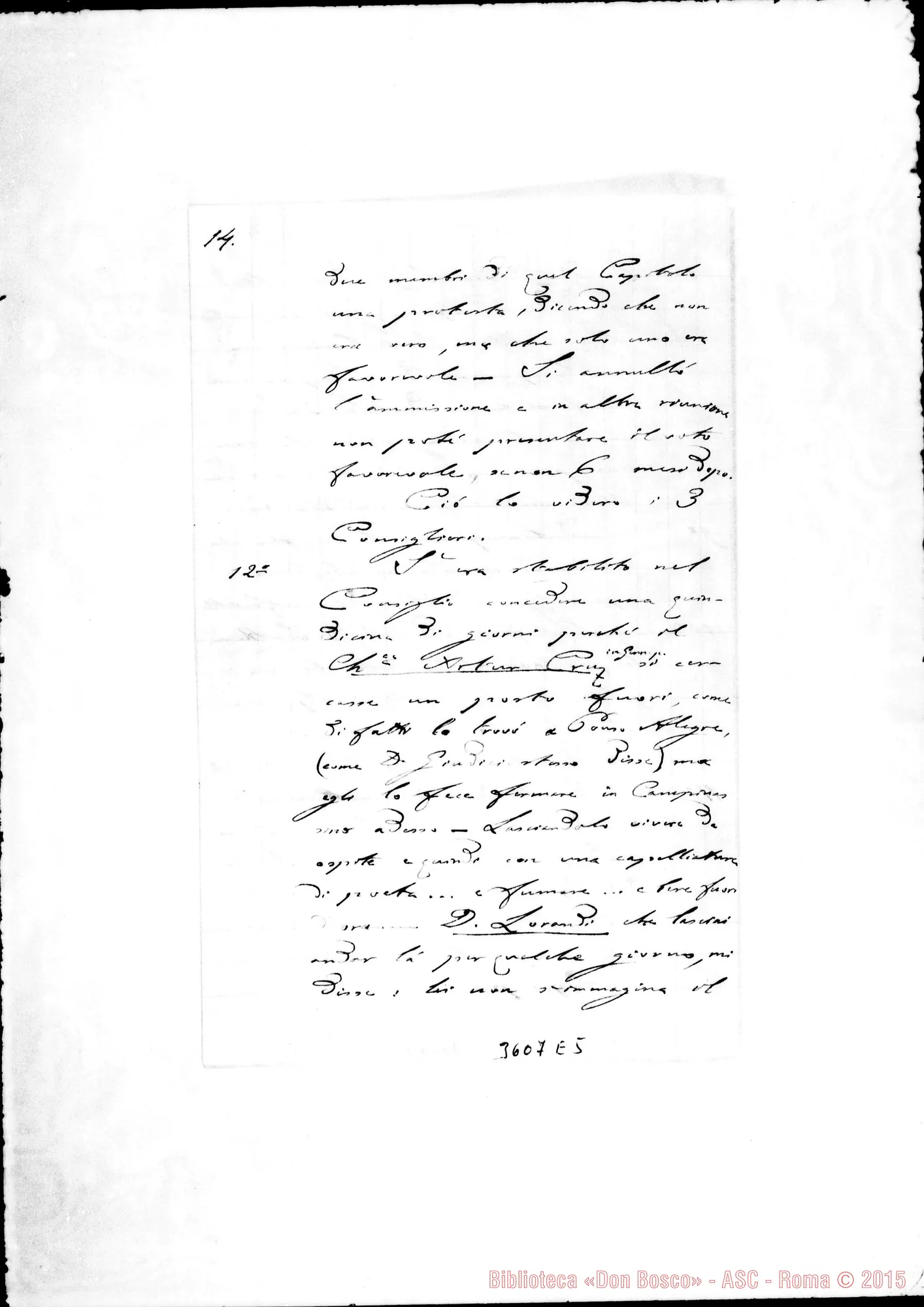Fotogramma E 5 — Don Carlo Peretto-Don Albera. Niterói, 10-12-1907