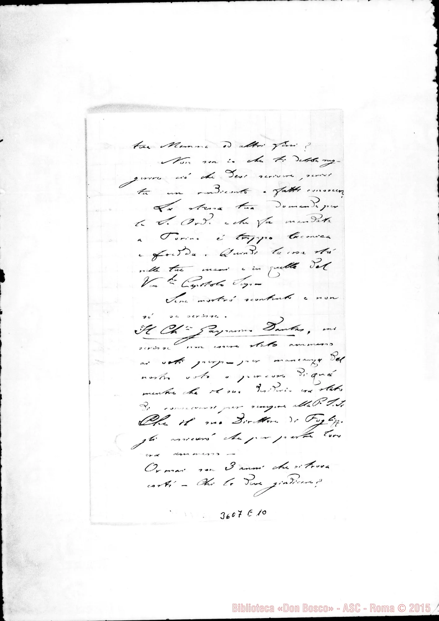 Fotogramma E 10 — Don Carlo Peretto-Don Albera. Niterói, 11-12-1907