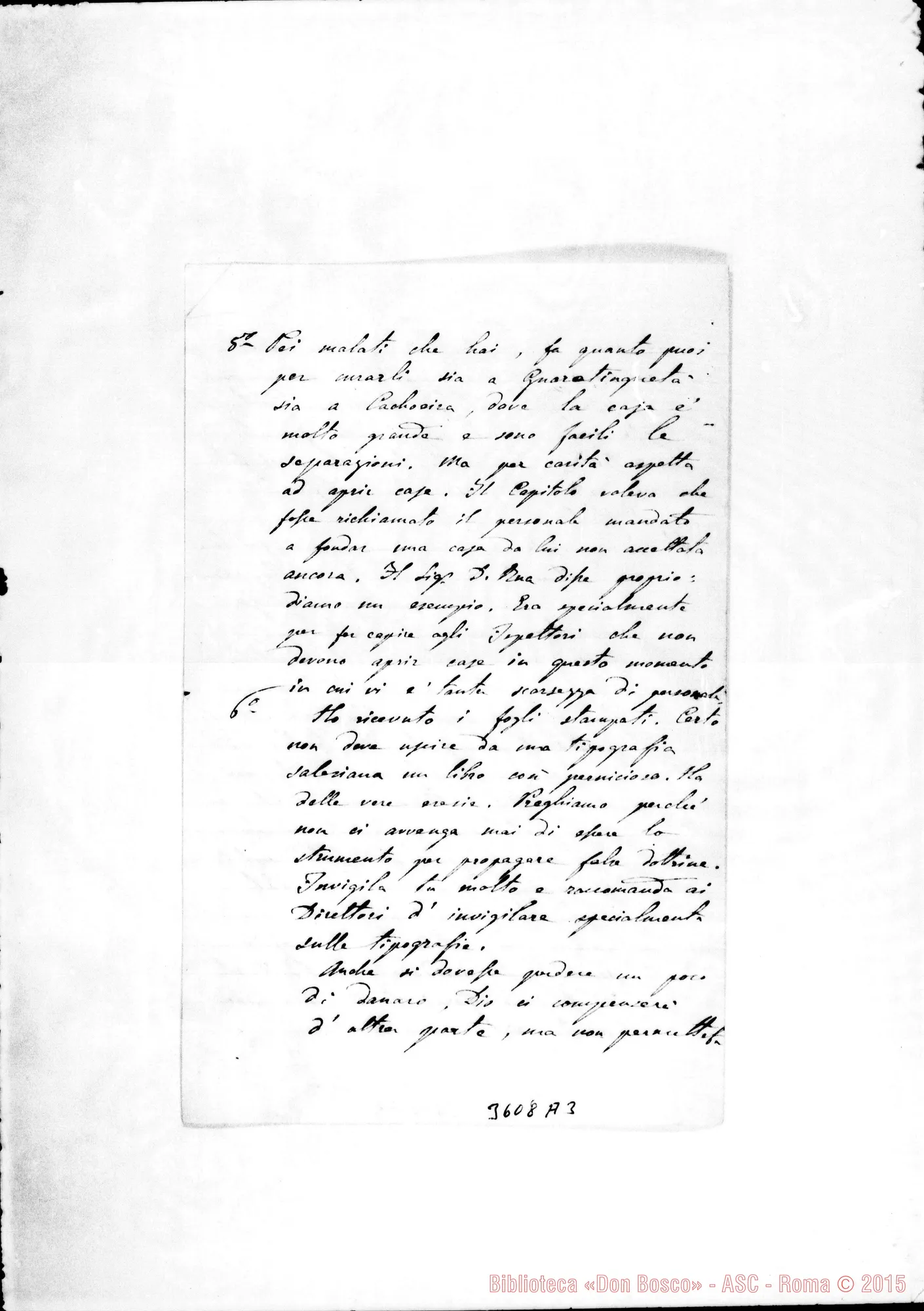 Fotogramma A 3 — Don Paolo Albera-Don Peretto. Torino, 2-01-1908