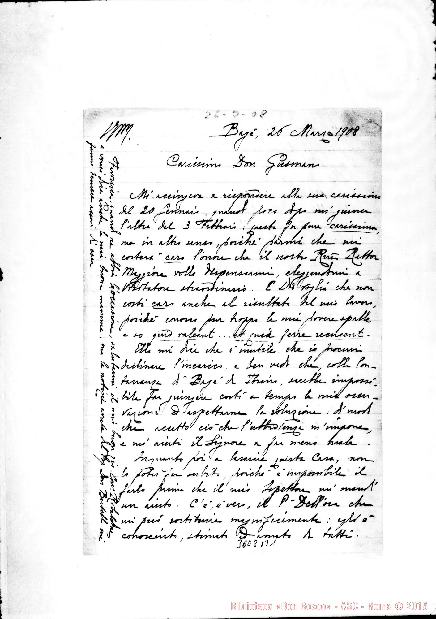 Fotogramma B 1 — Don Pietro Rota-Don Gusmano. Bagé, 26-03-1908