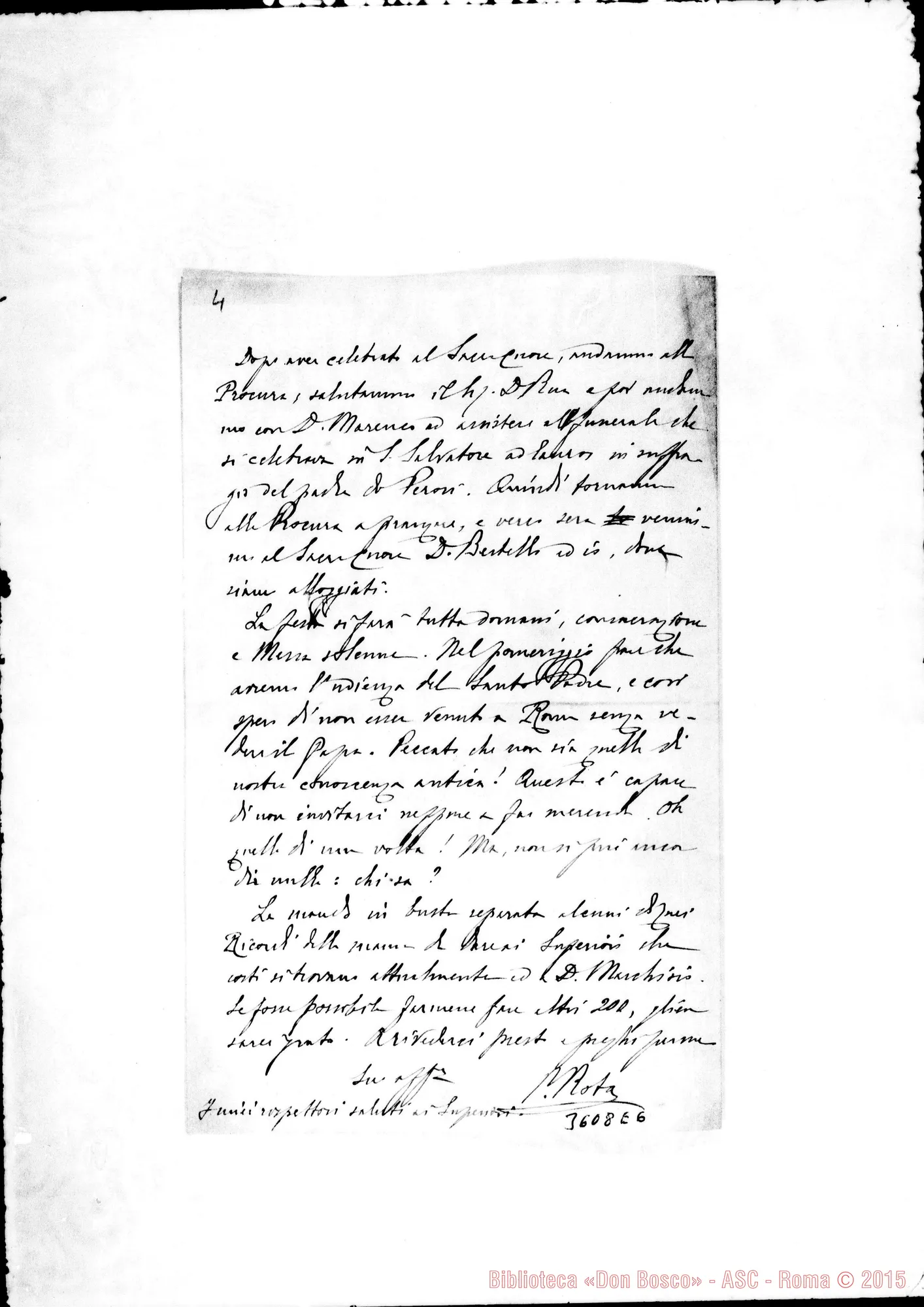 Fotogramma E 6 — Don Pietro Rota-Don Gusmano. Roma, 28-11-1908