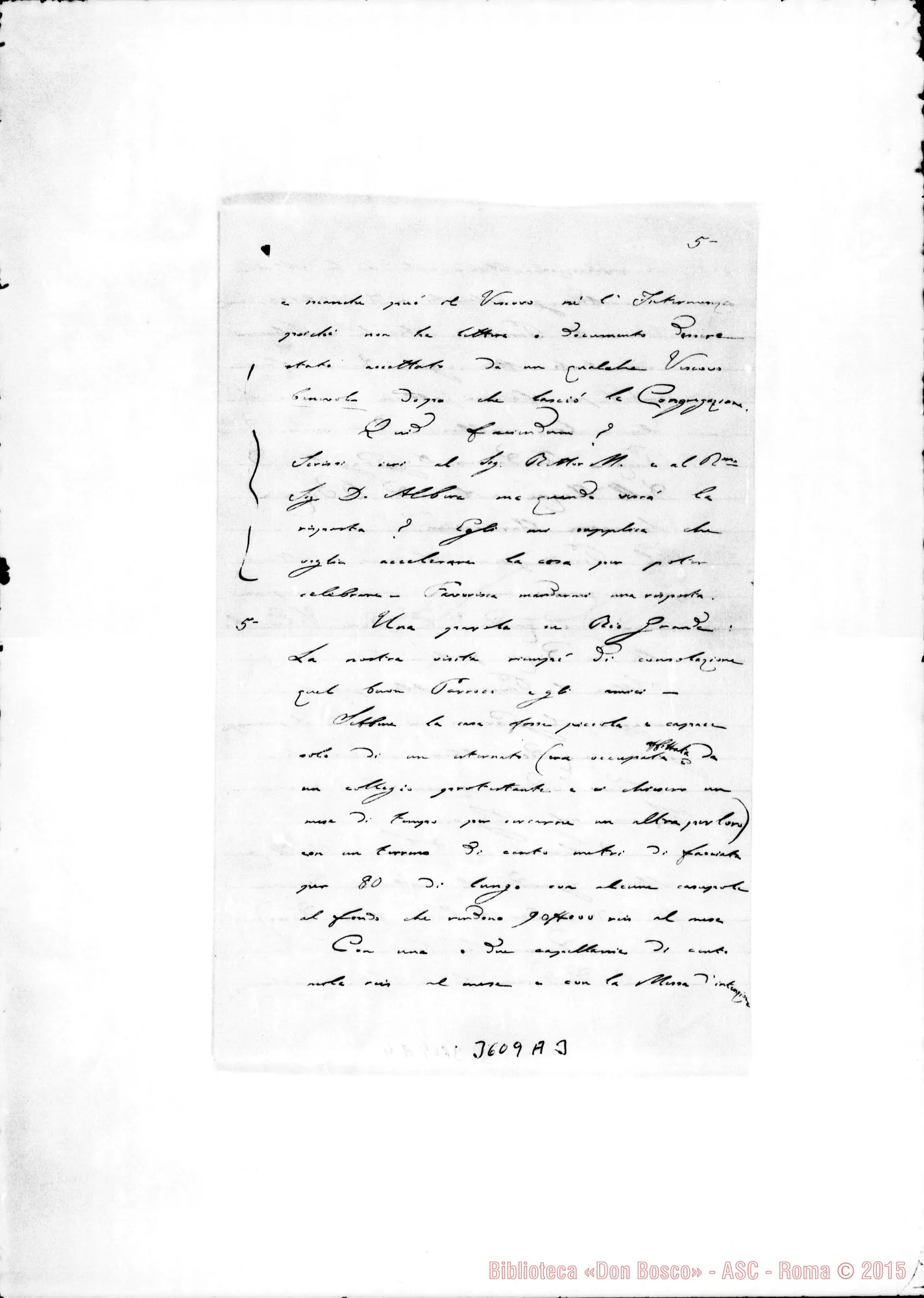Fotogramma A 3 — Don Carlo Peretto-Mons. Cagliero. Lorena, 13-04-1901