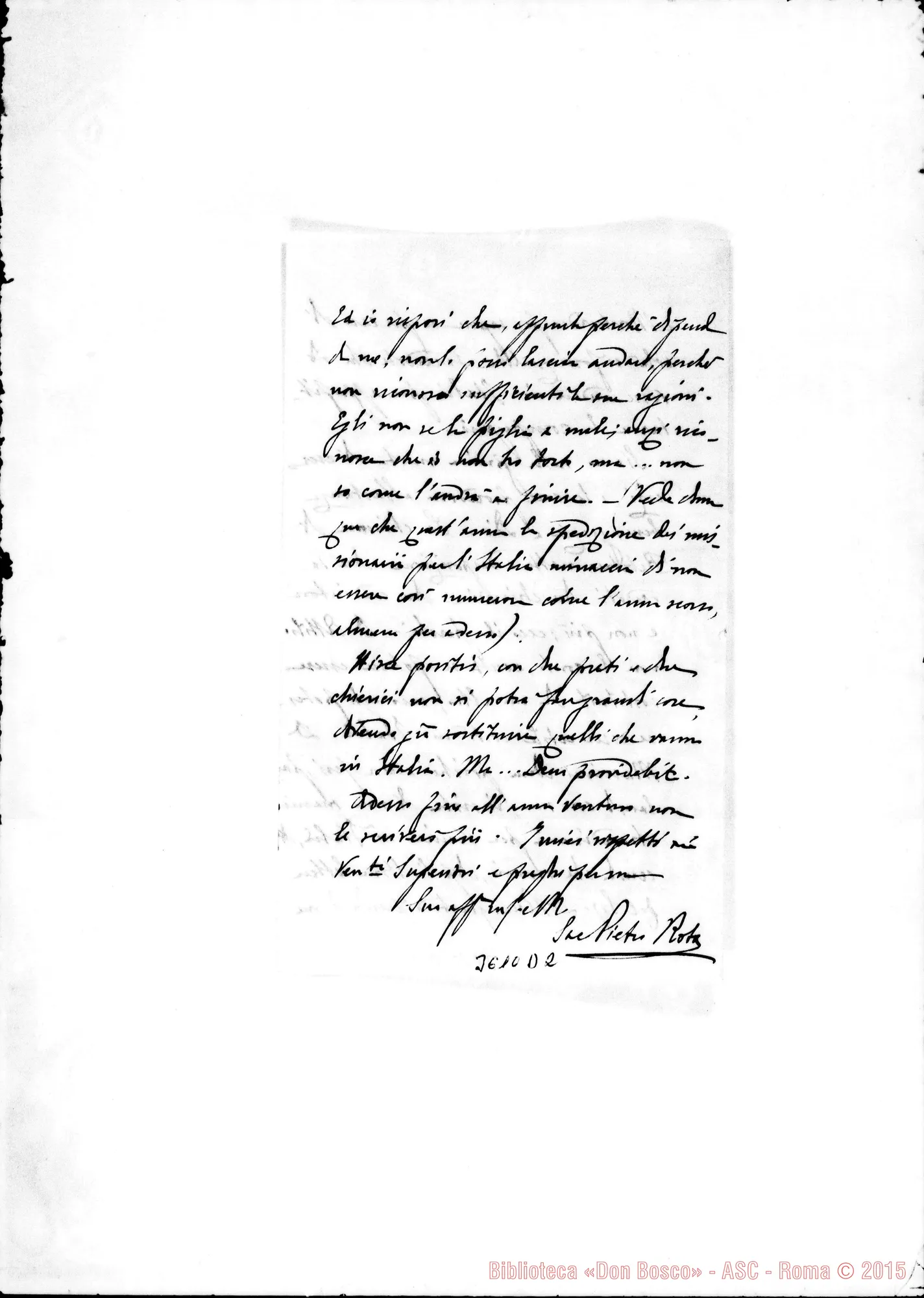 Fotogramma D 2 — Don Pietro Rota-Don Gusmano. Lorena, 31-12-1909