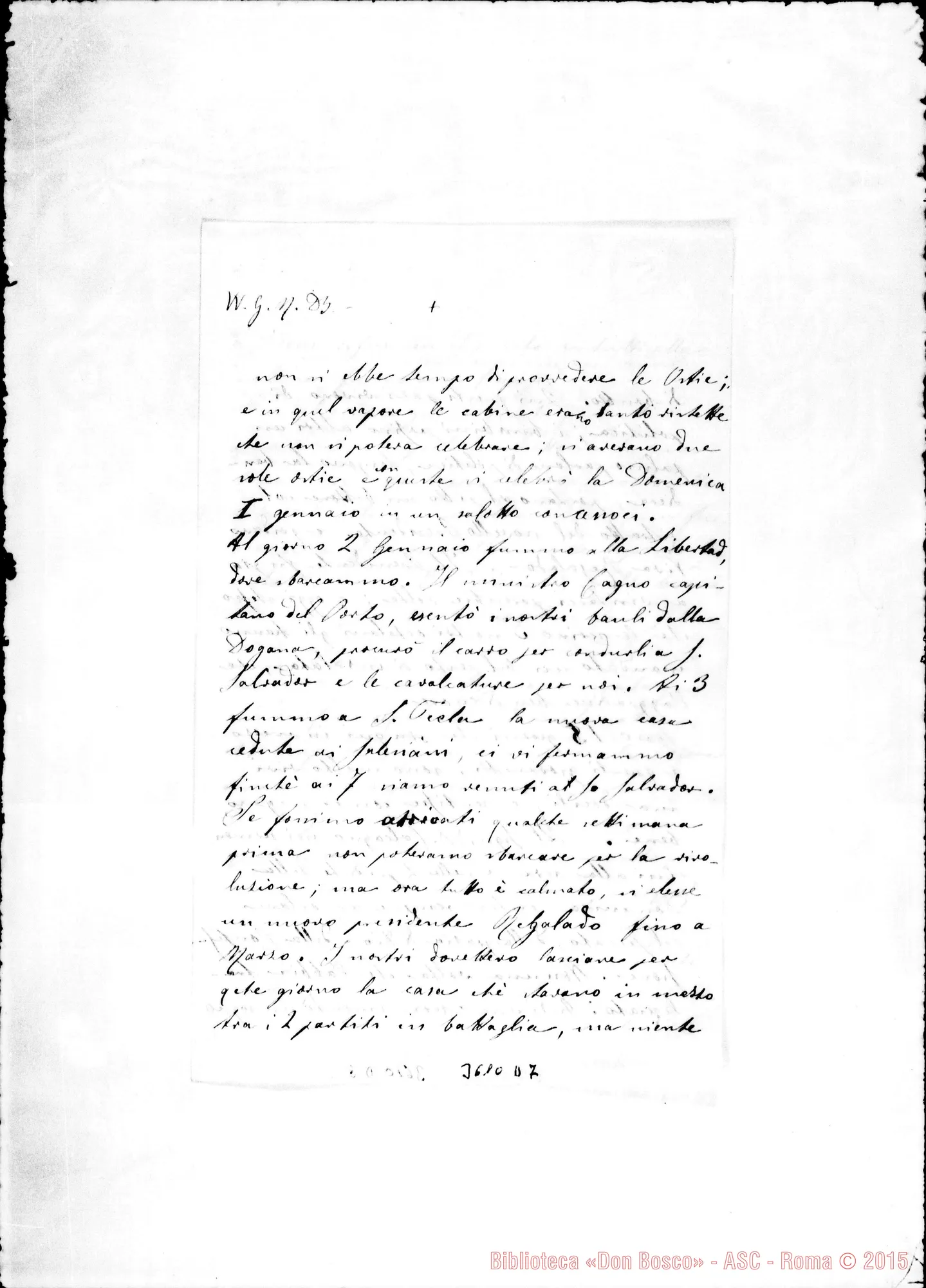 Fotogramma D 7 — Centro America: Ch. Baldisserotto Pio-Don Barberis. S. Salvador, 20-01-1899
