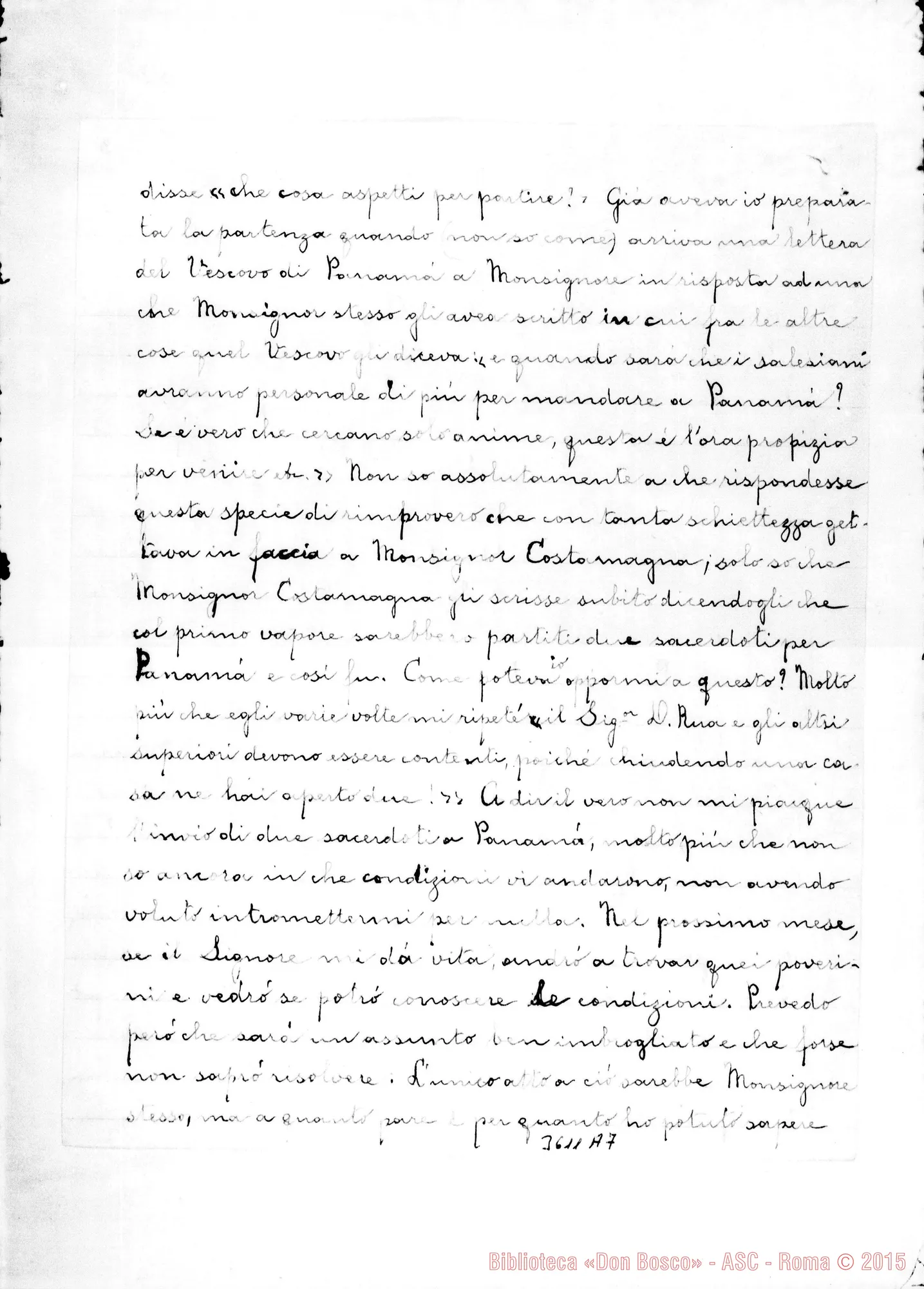 Fotogramma A 7 — Don Giuseppe Misieri-Don Gusmano. Cartago, 30-09-1907