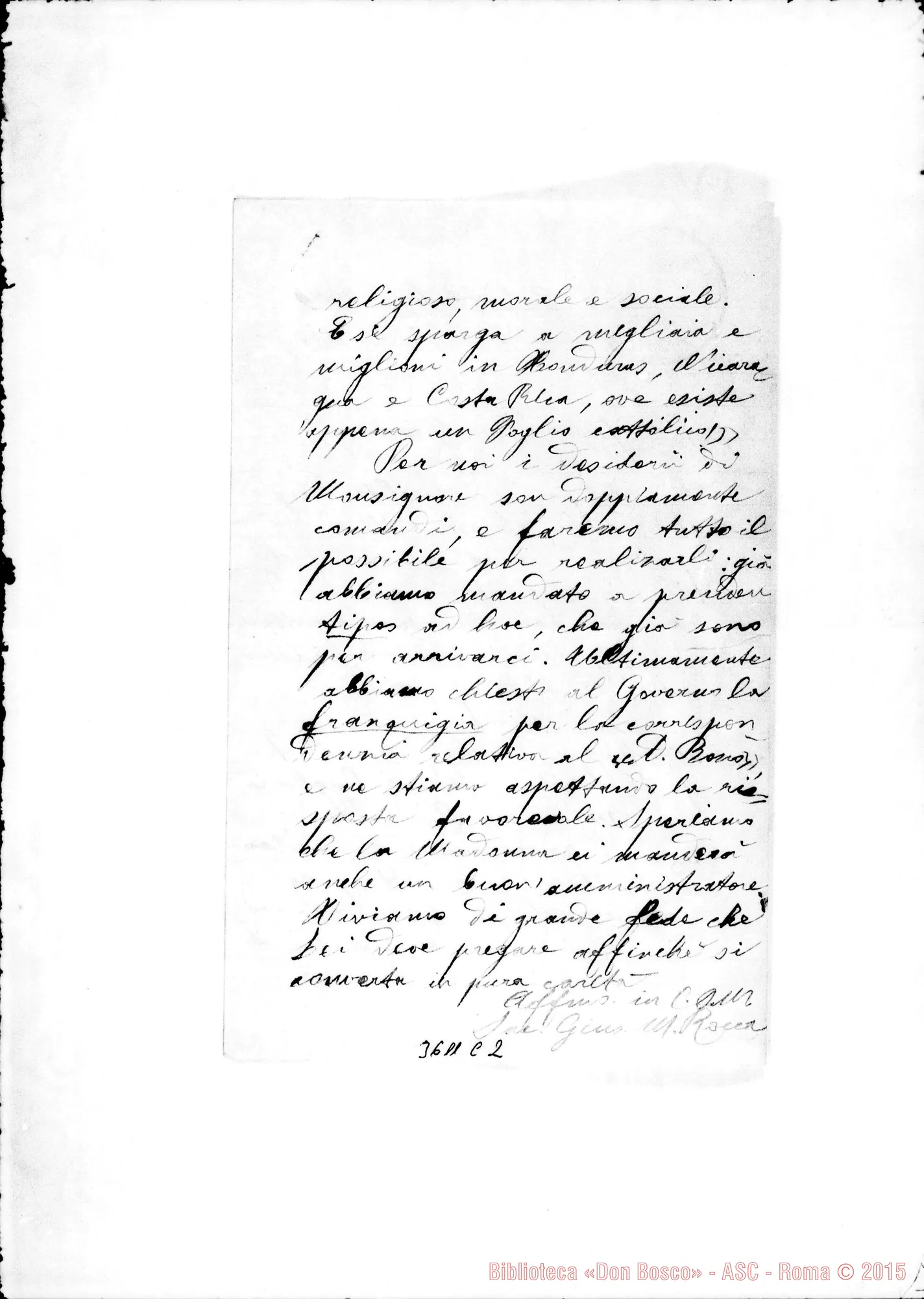 Fotogramma C 2 — Don Giuseppe M. Rocca-Don Gusmano. Santa Tecla, 8-10-1909