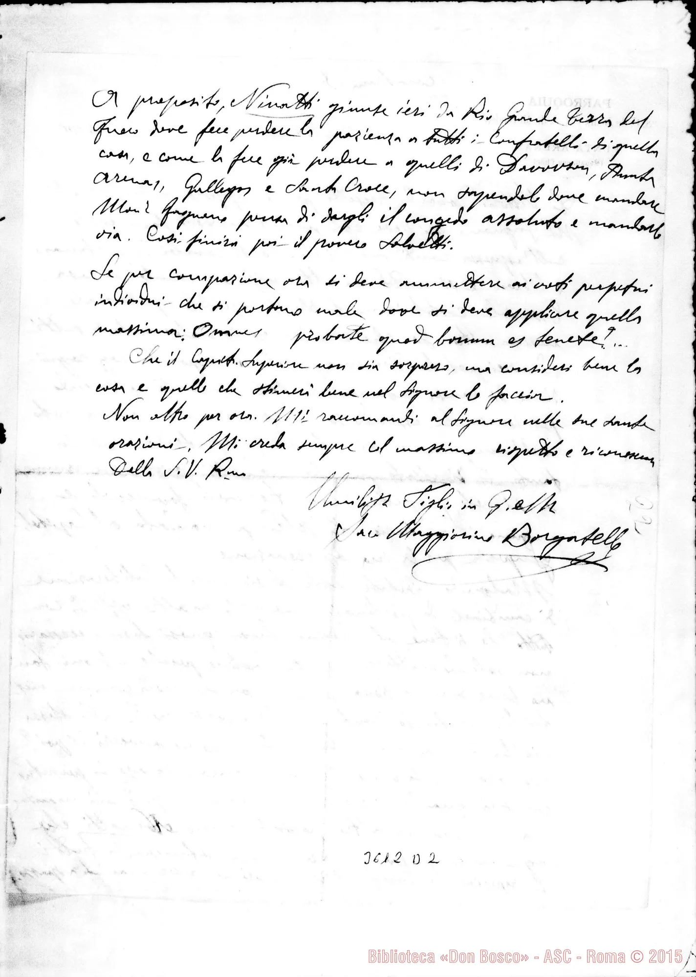 Fotogramma D 2 — Don Borgatello-Don Rinaldi. Puntarenas, 14-09-1909